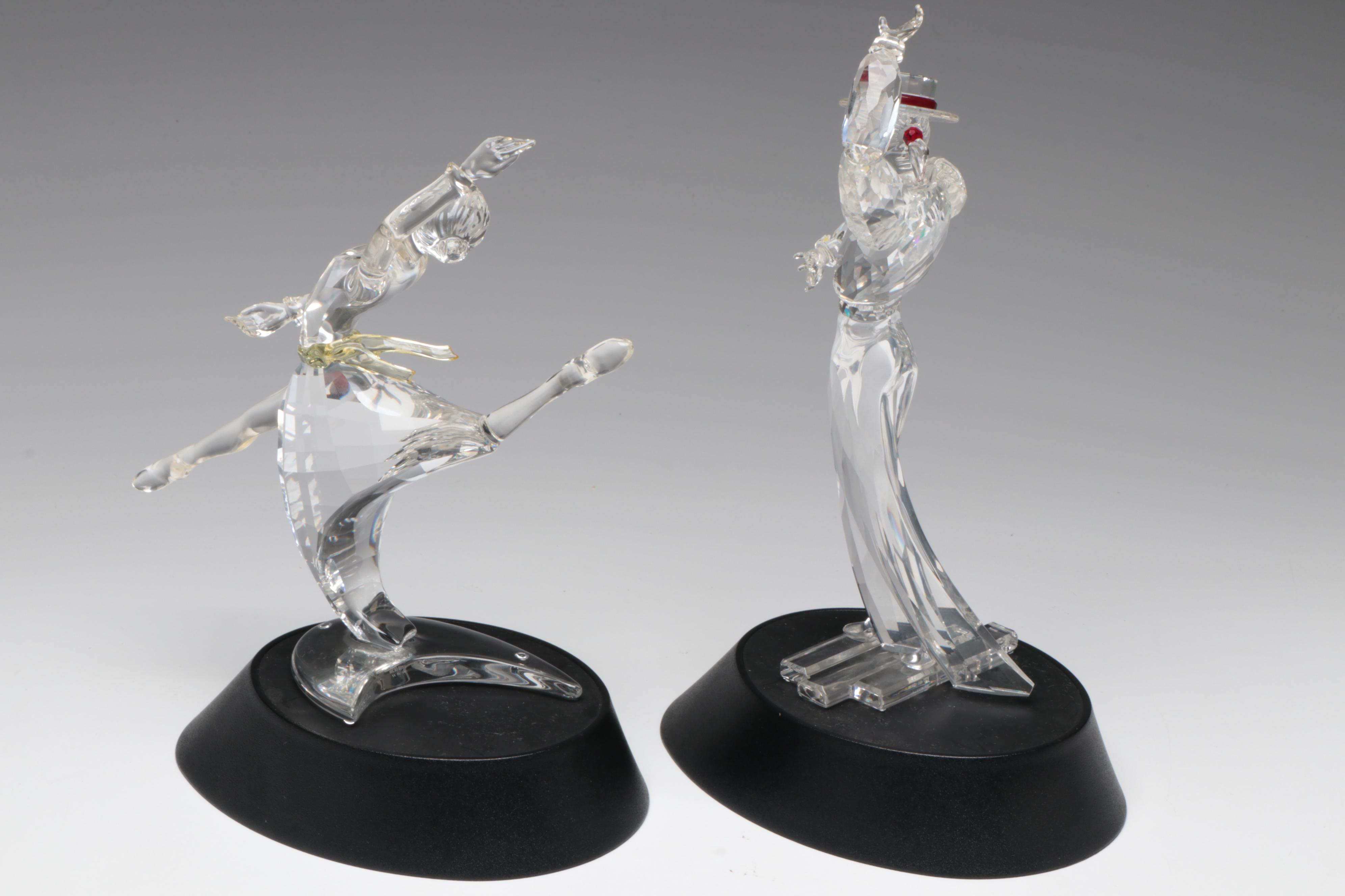 Swarovski "Antonio" and "Anna" Crystal Figurines with More