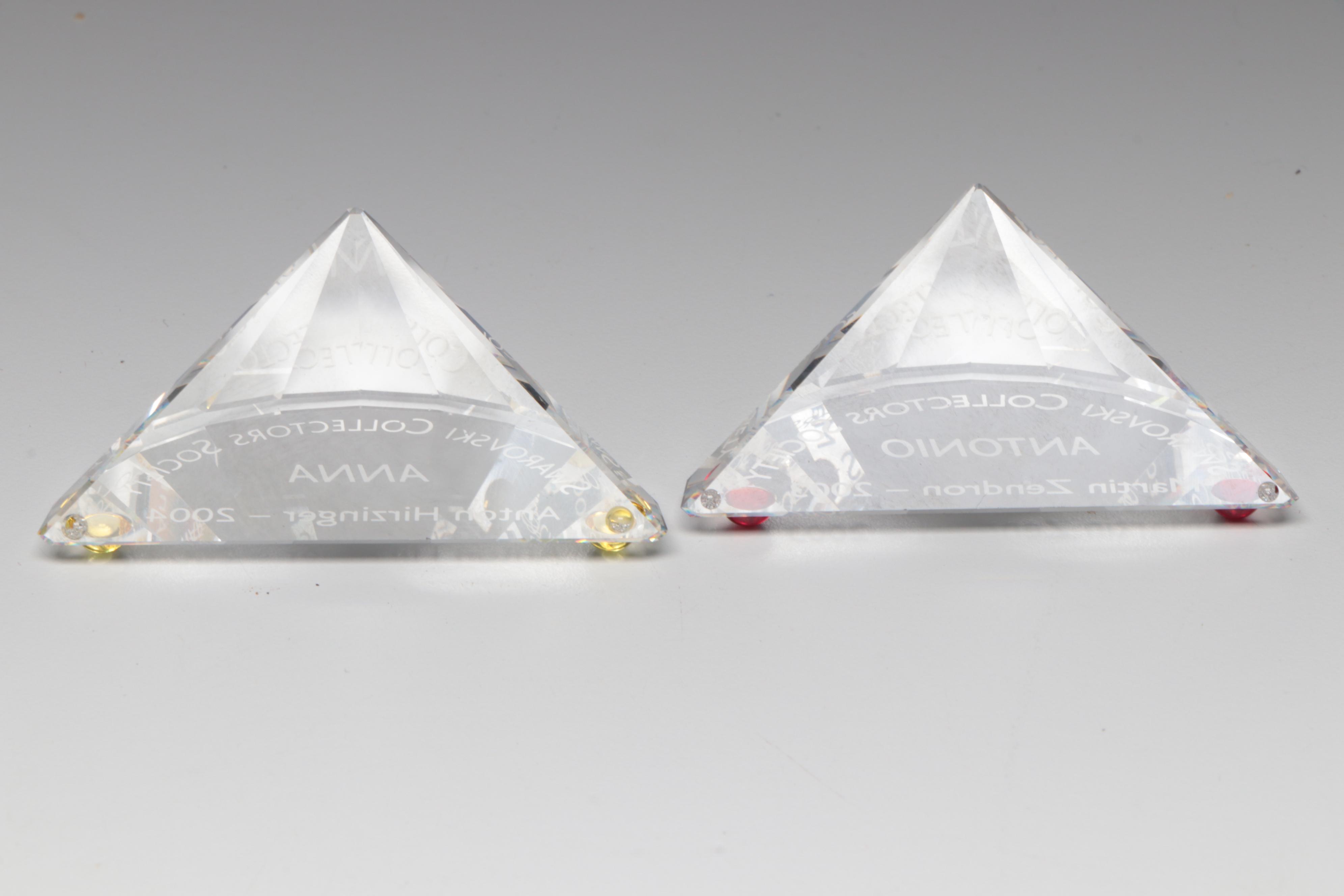 Swarovski "Antonio" and "Anna" Crystal Figurines with More