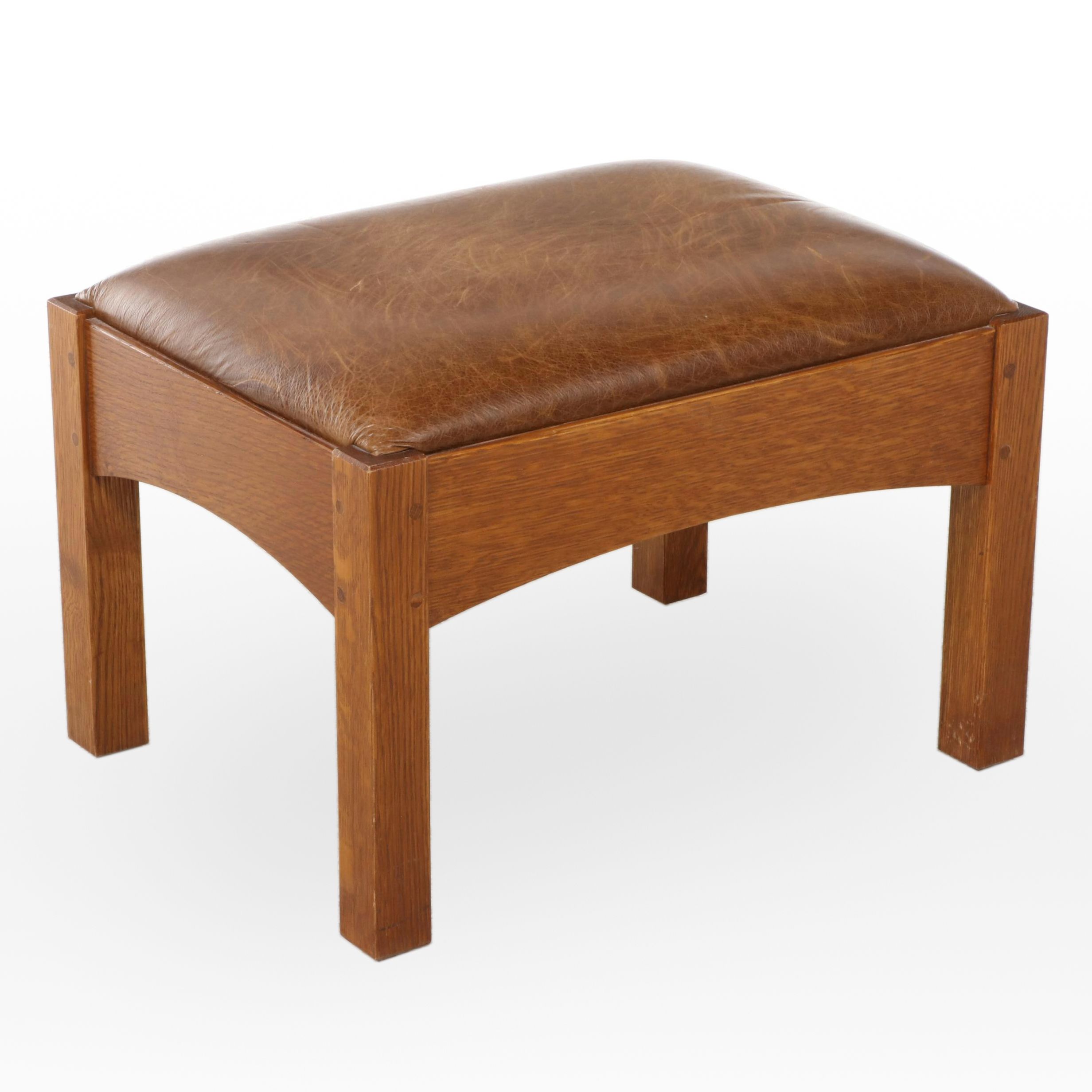 Stickley Craftsman Style Oak Footstool