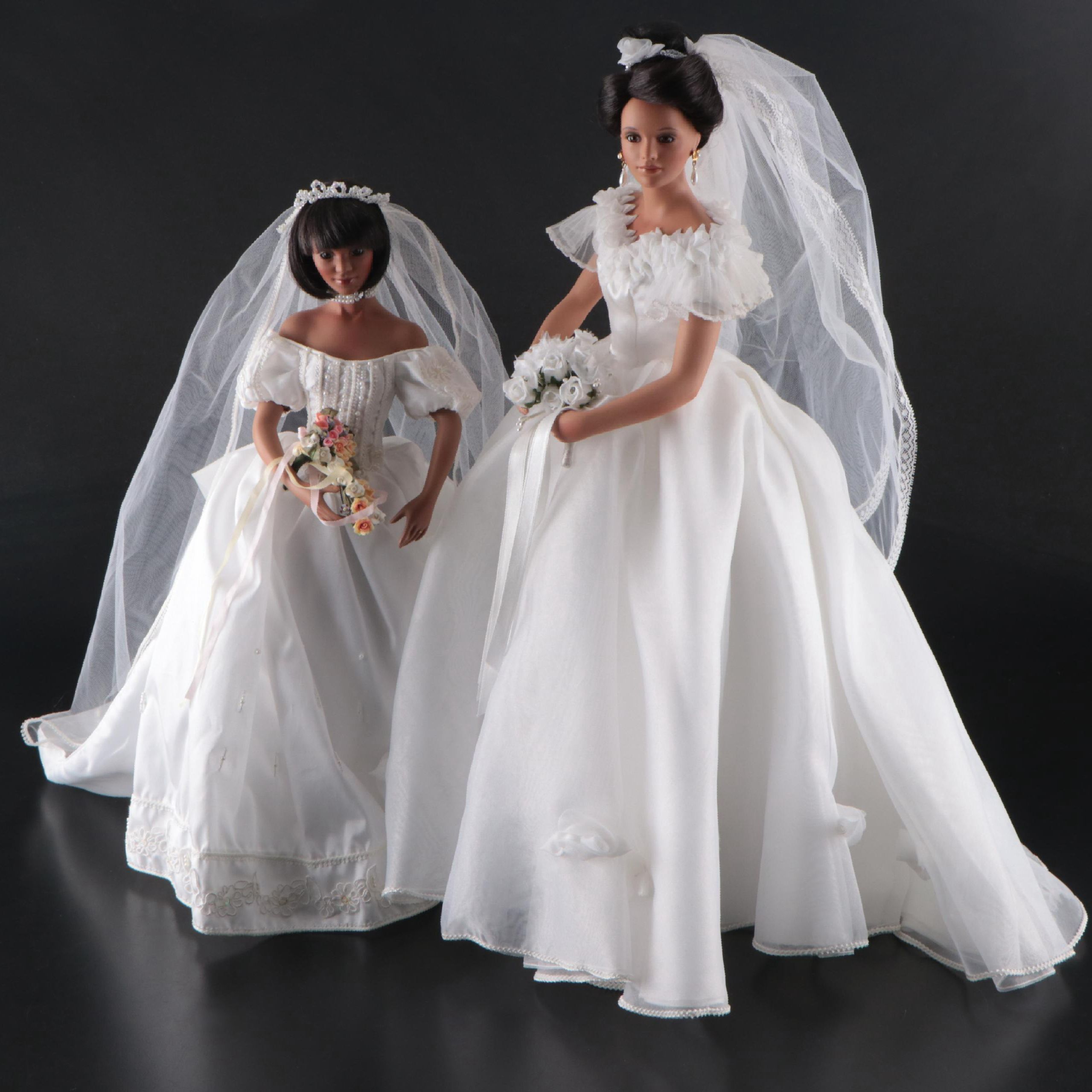 Ashton-Drake Galleries Porcelain Bride Dolls