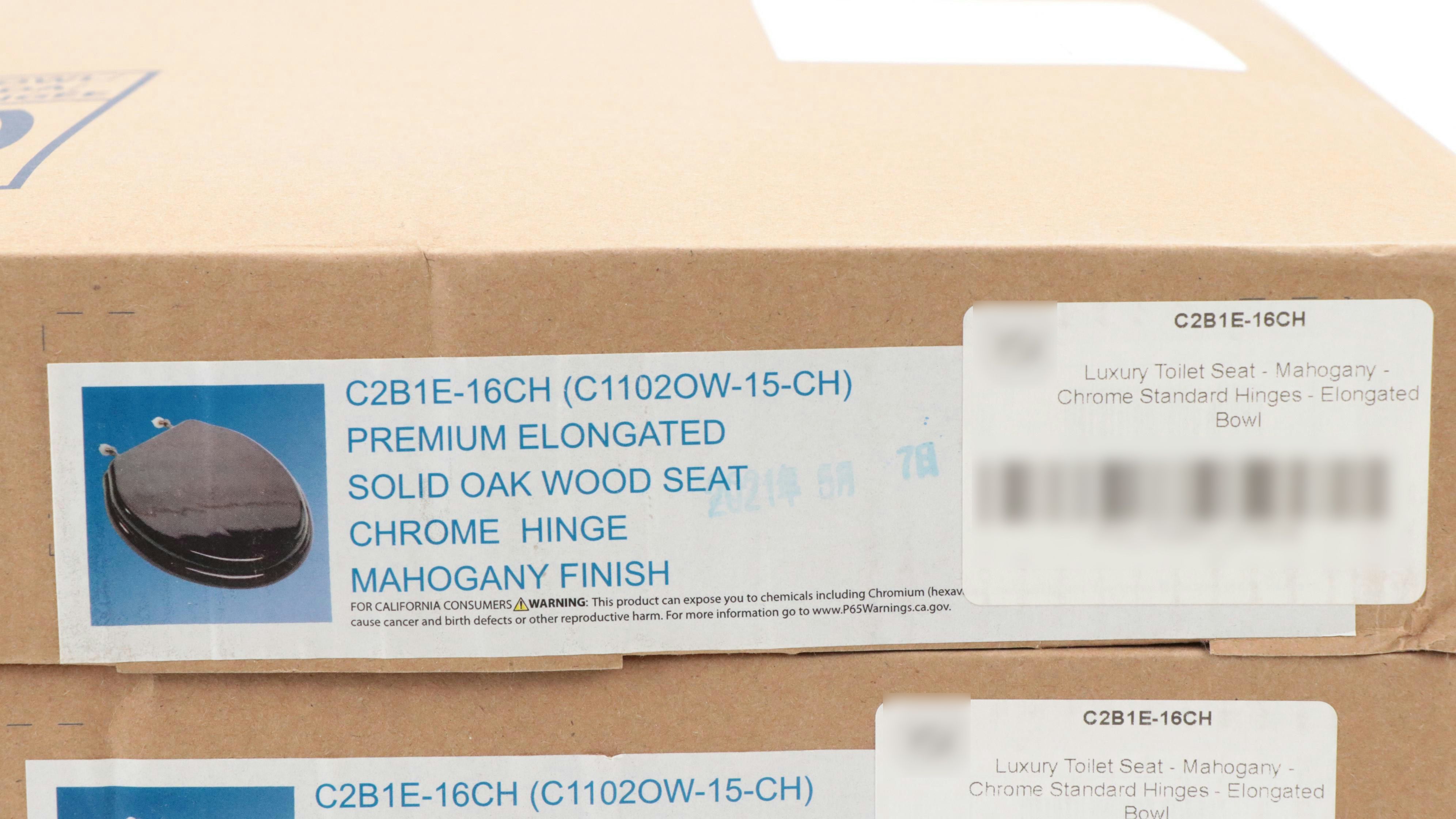 Jones Stephens Solid Oak Toilet Seats, Contemporary