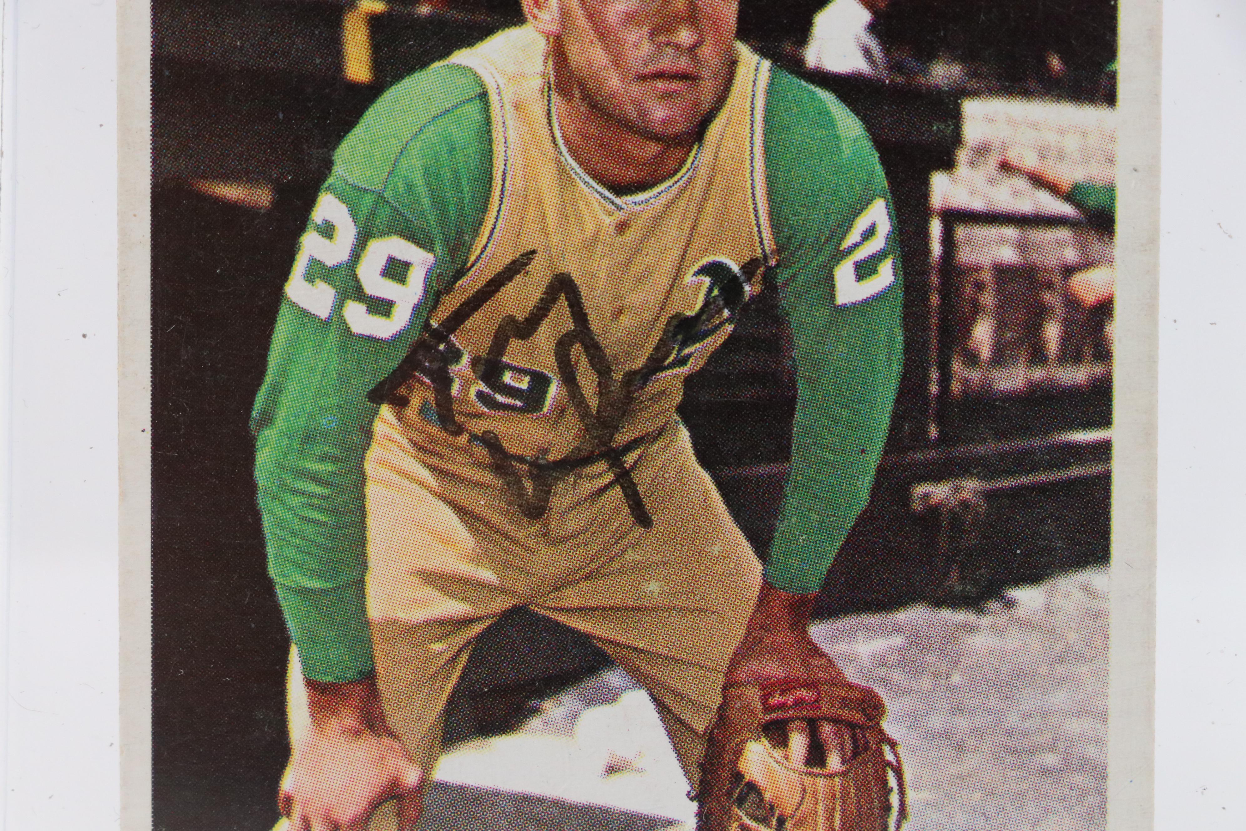 Bill Mazeroski, Tony La Russa, and Bobby Doerr Signed Baseball Cards