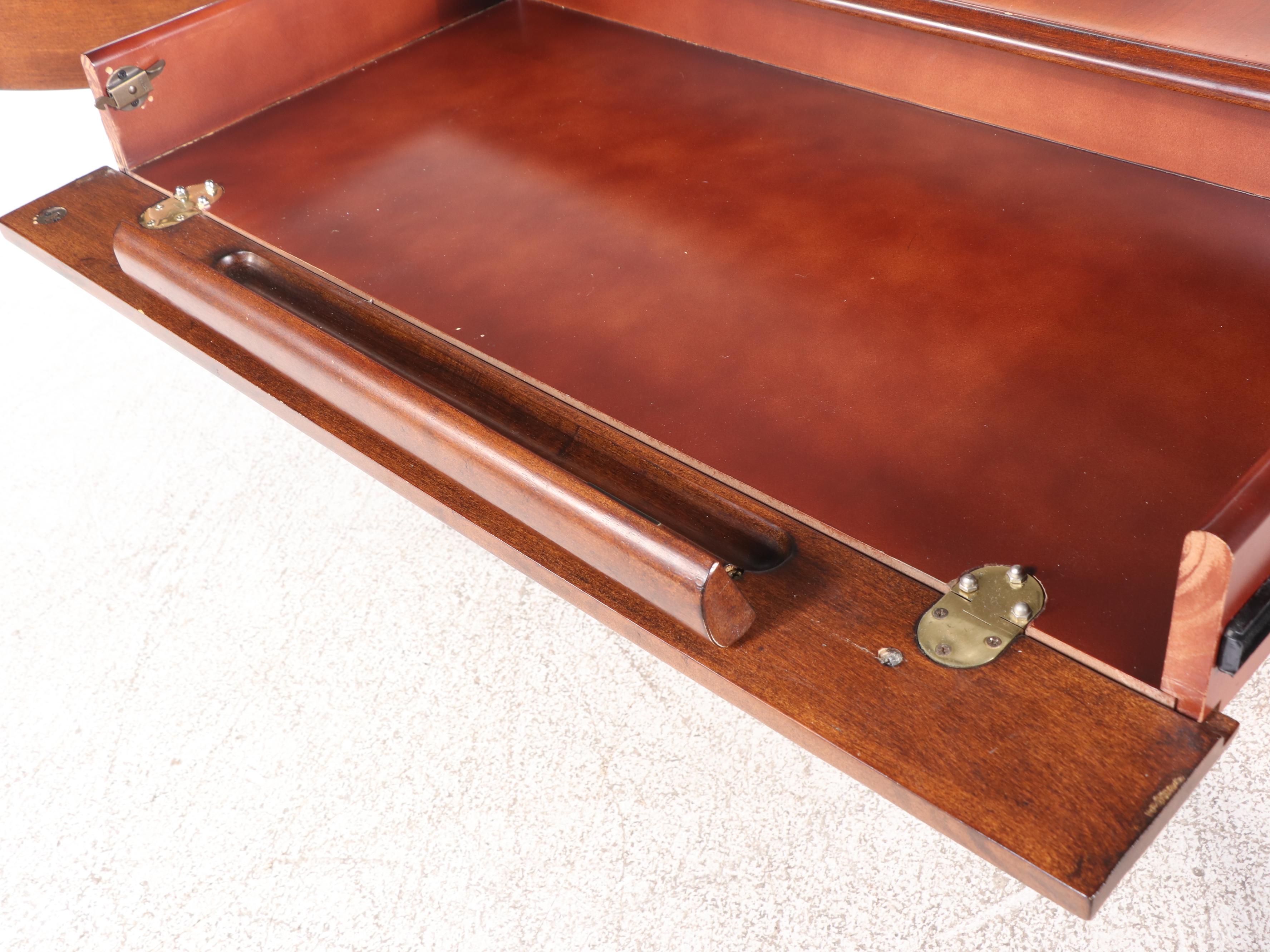 Regency Library Table Style Mahogany Computer Desk