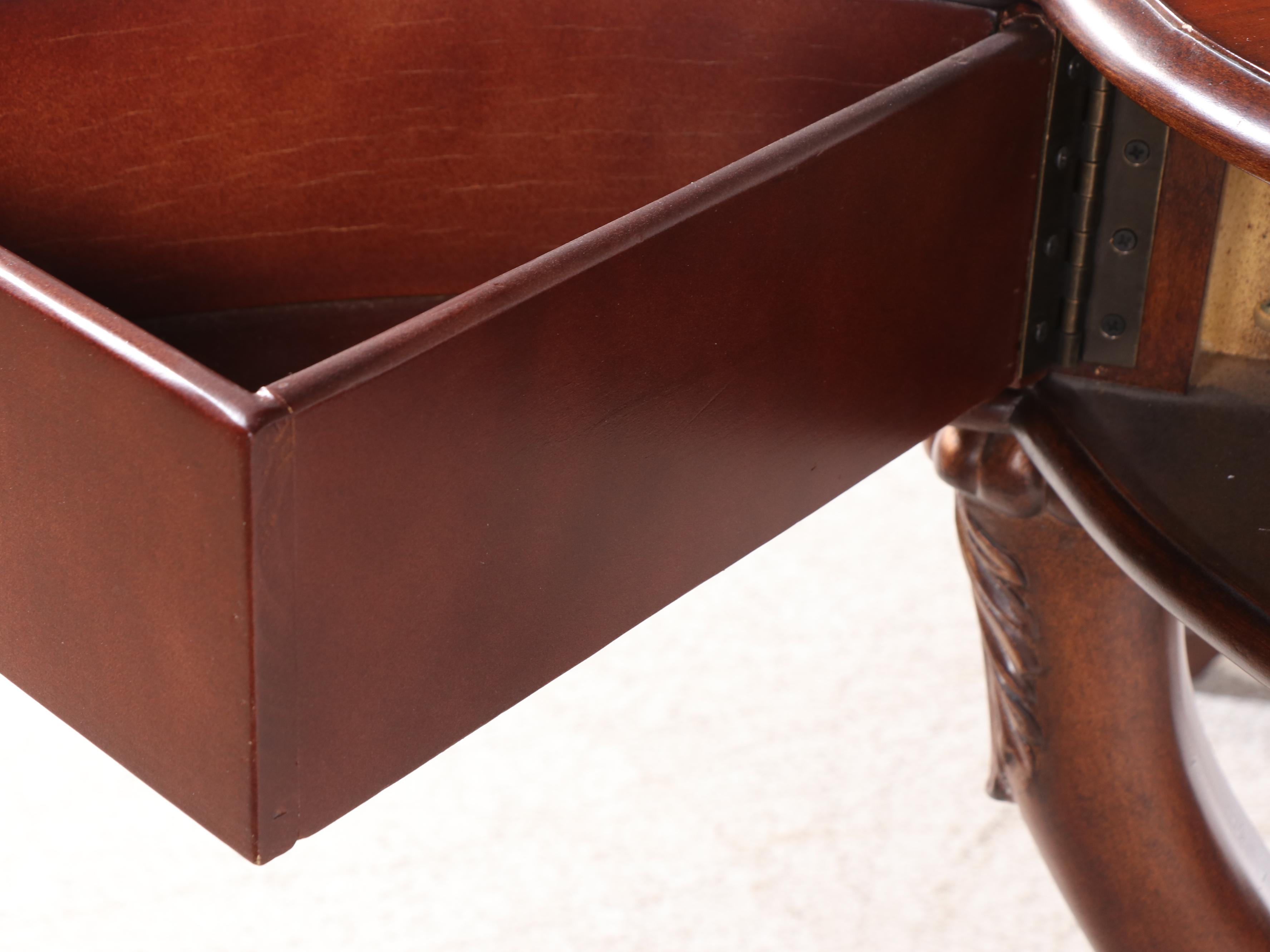 Regency Library Table Style Mahogany Computer Desk