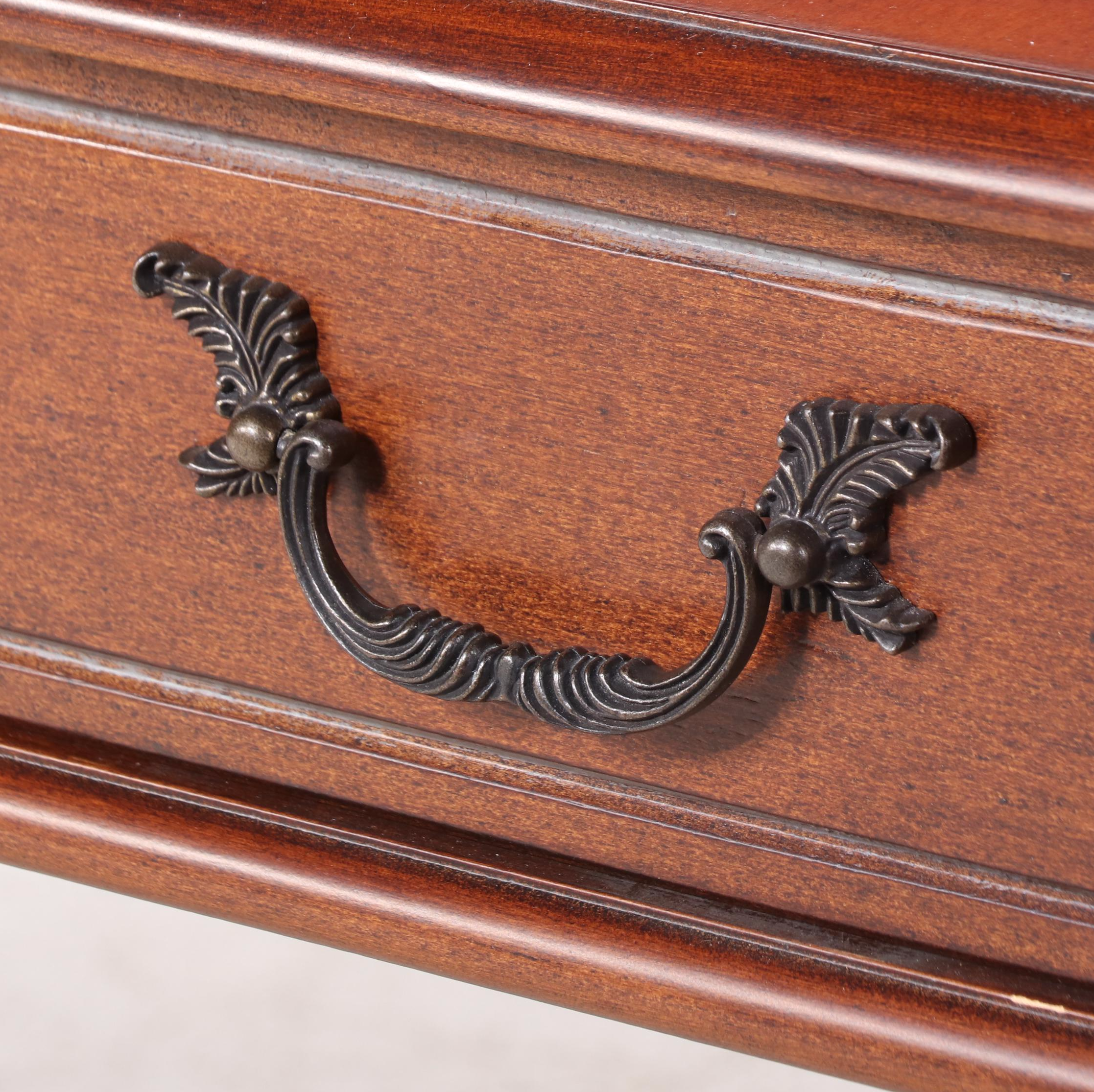 Regency Library Table Style Mahogany Computer Desk