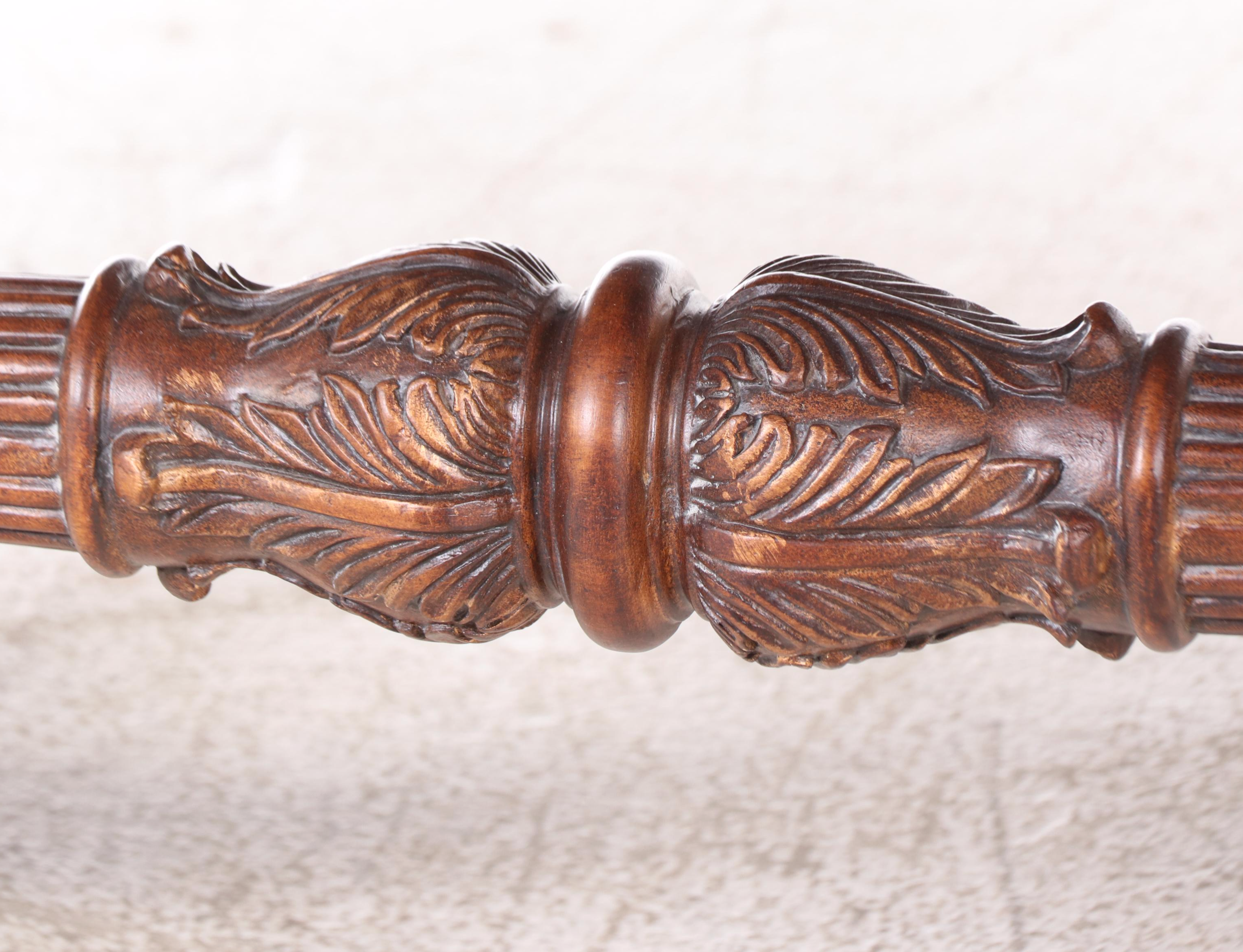 Regency Library Table Style Mahogany Computer Desk