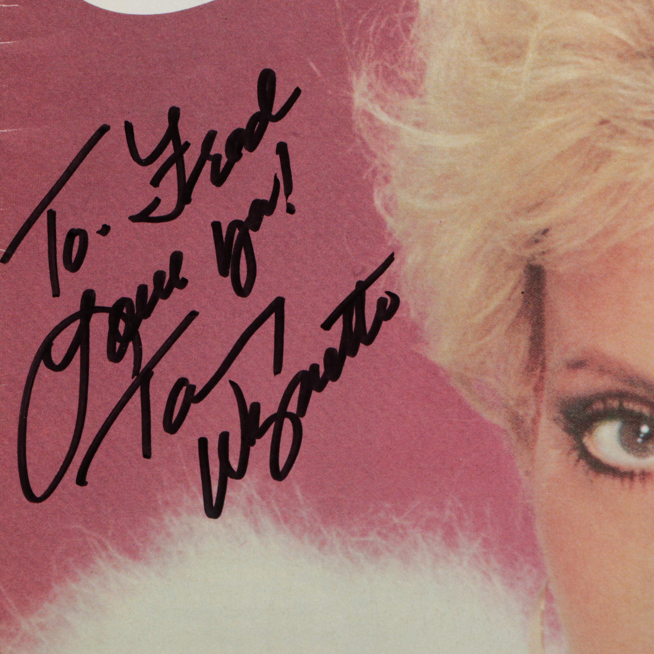 Tammy Wynette Signed "Country Music" Cover with Funeral Program and Check