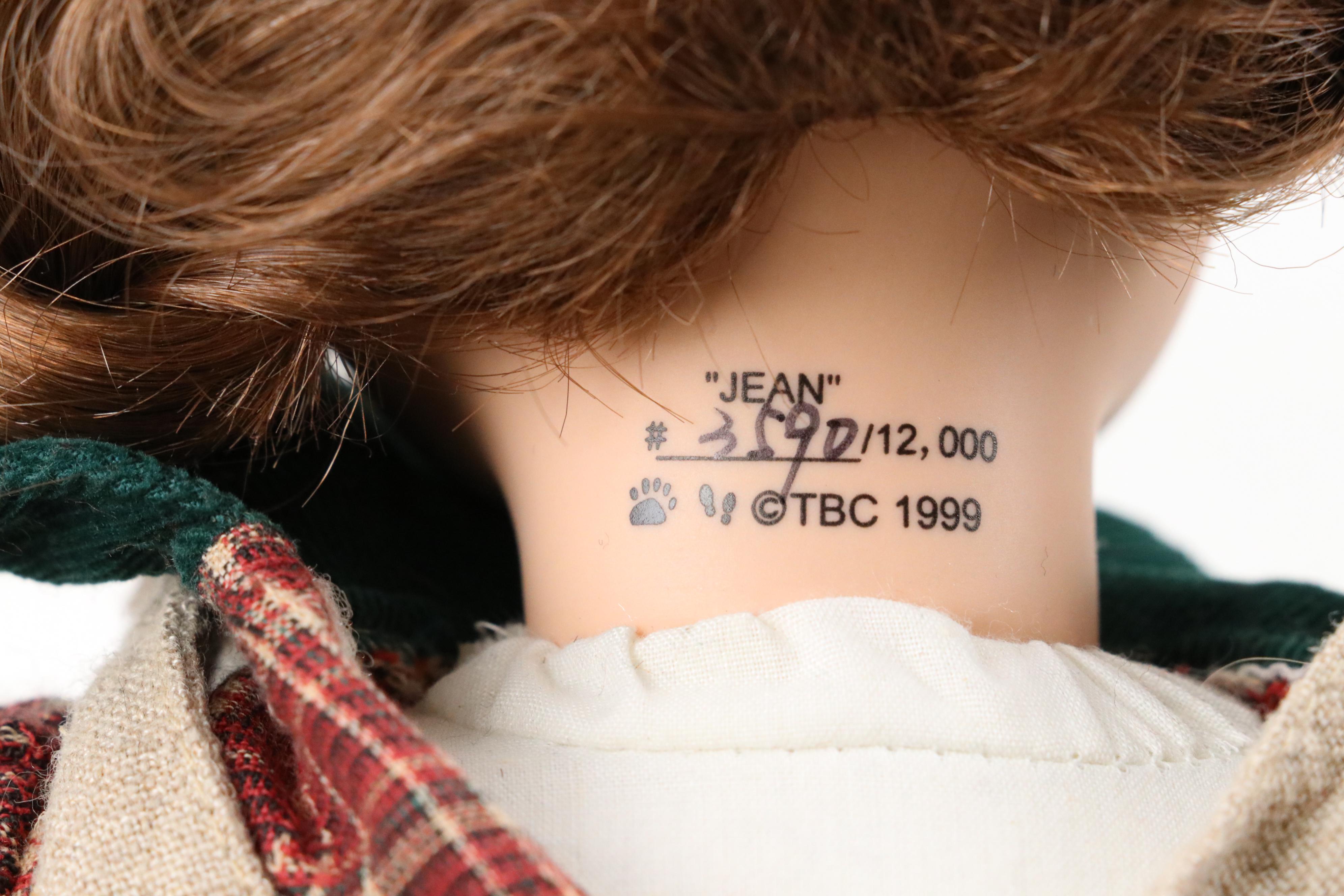 Boyds Collection Yesterdays' Child "Jean" "Alyssa" and "Jocelyn" Porcelain Dolls