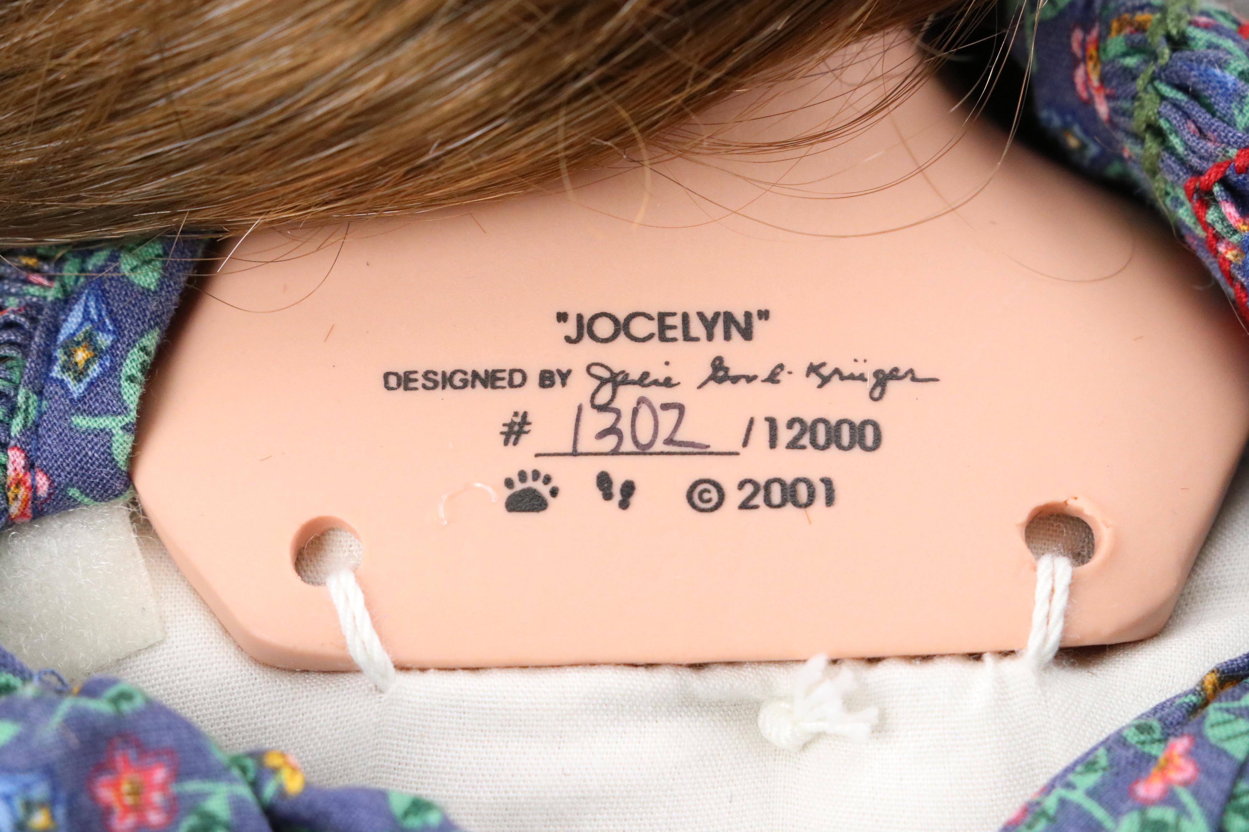 Boyds Collection Yesterdays' Child "Jean" "Alyssa" and "Jocelyn" Porcelain Dolls