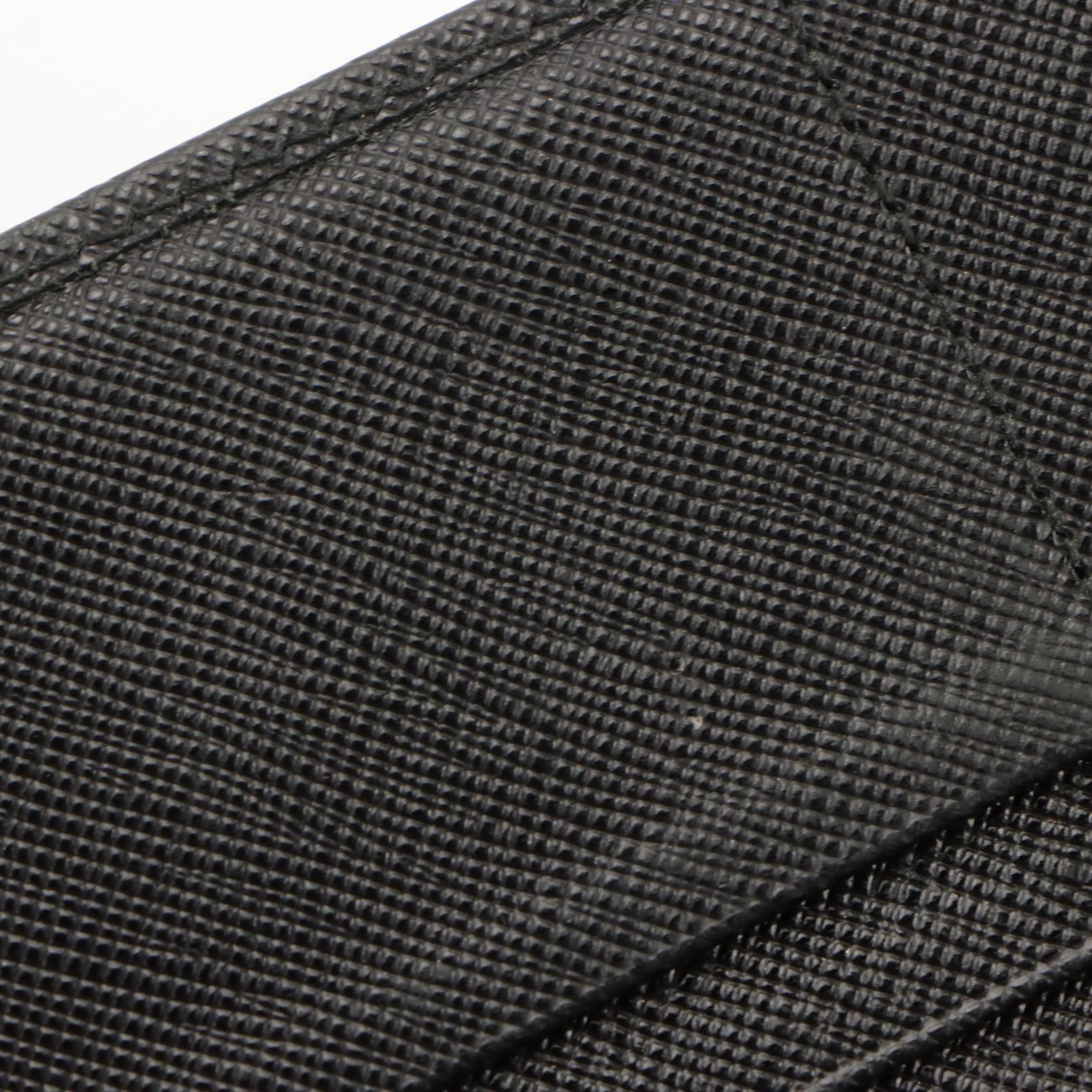 Prada Wallet 1MH132 in Saffiano Leather with Detachable Card Holder/ID Case