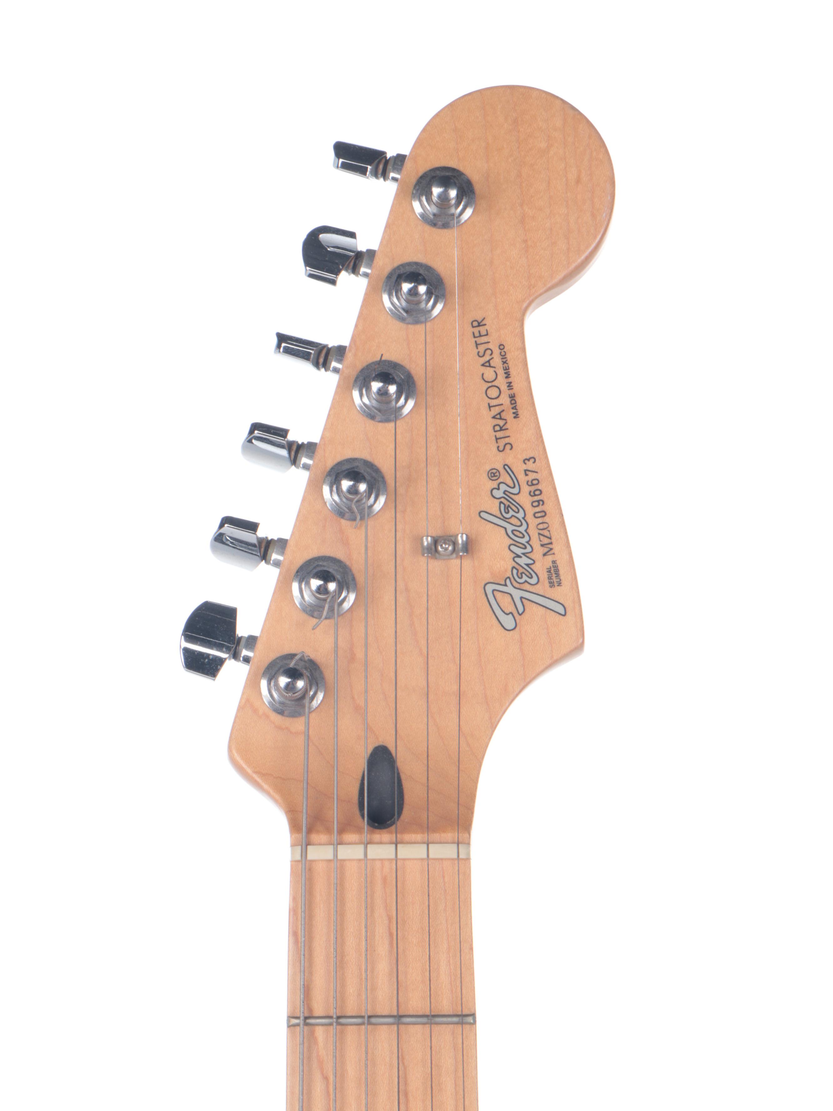 Fender Stratocaster Electric Guitar & Nylon Gig Bag, Peavey Rage 158 Guitar Amp