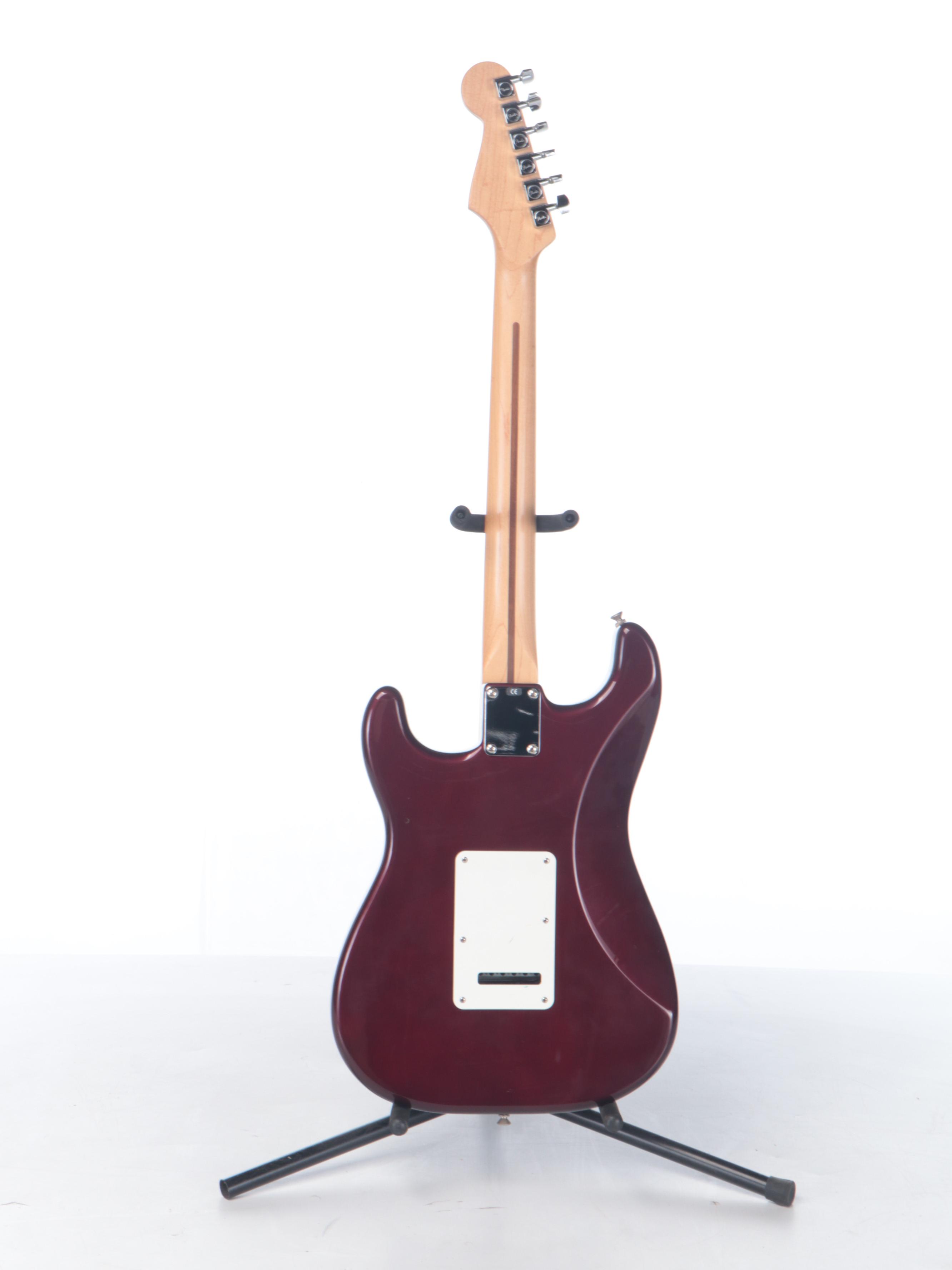 Fender Stratocaster Electric Guitar & Nylon Gig Bag, Peavey Rage 158 Guitar Amp