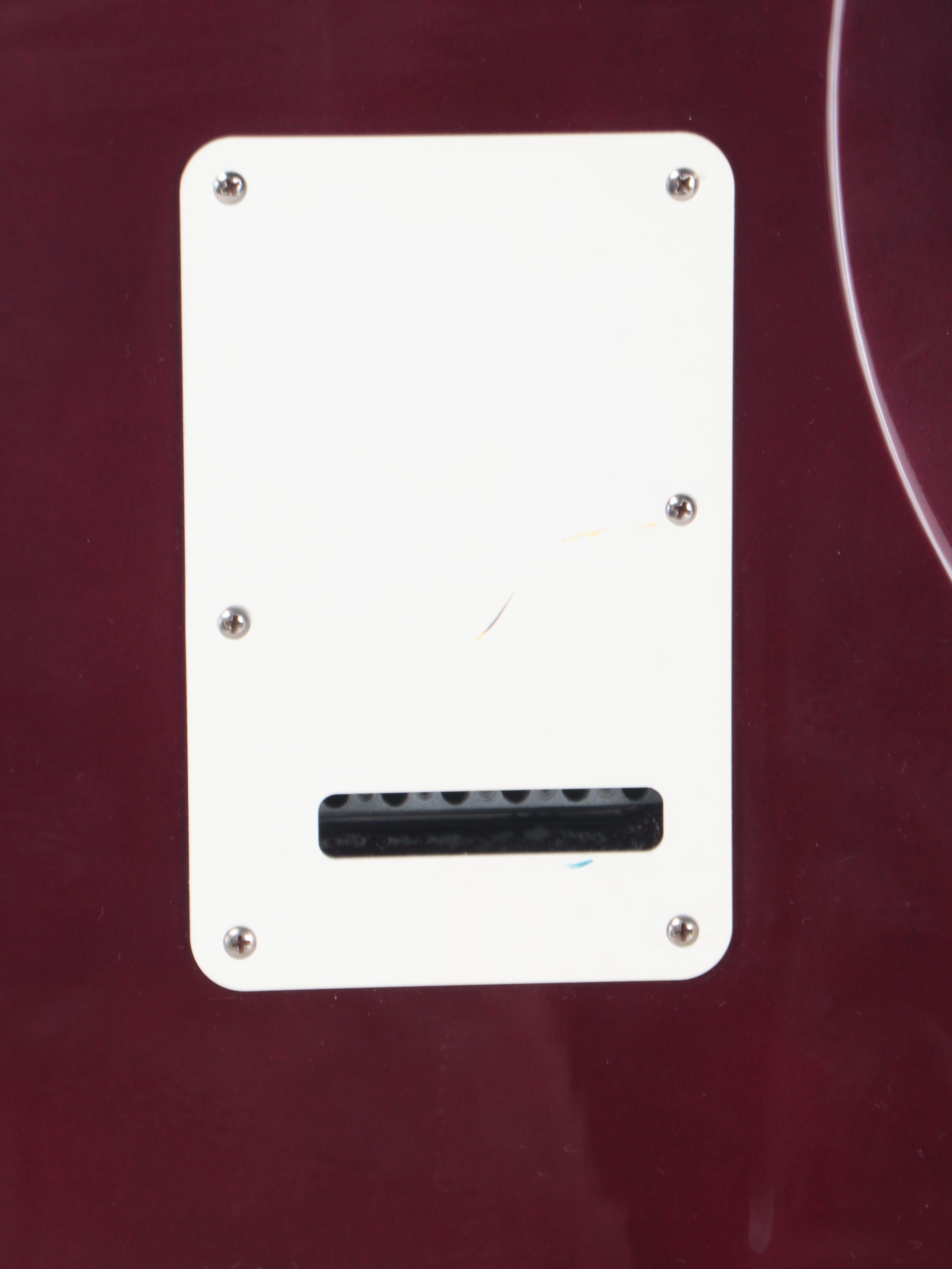 Fender Stratocaster Electric Guitar & Nylon Gig Bag, Peavey Rage 158 Guitar Amp