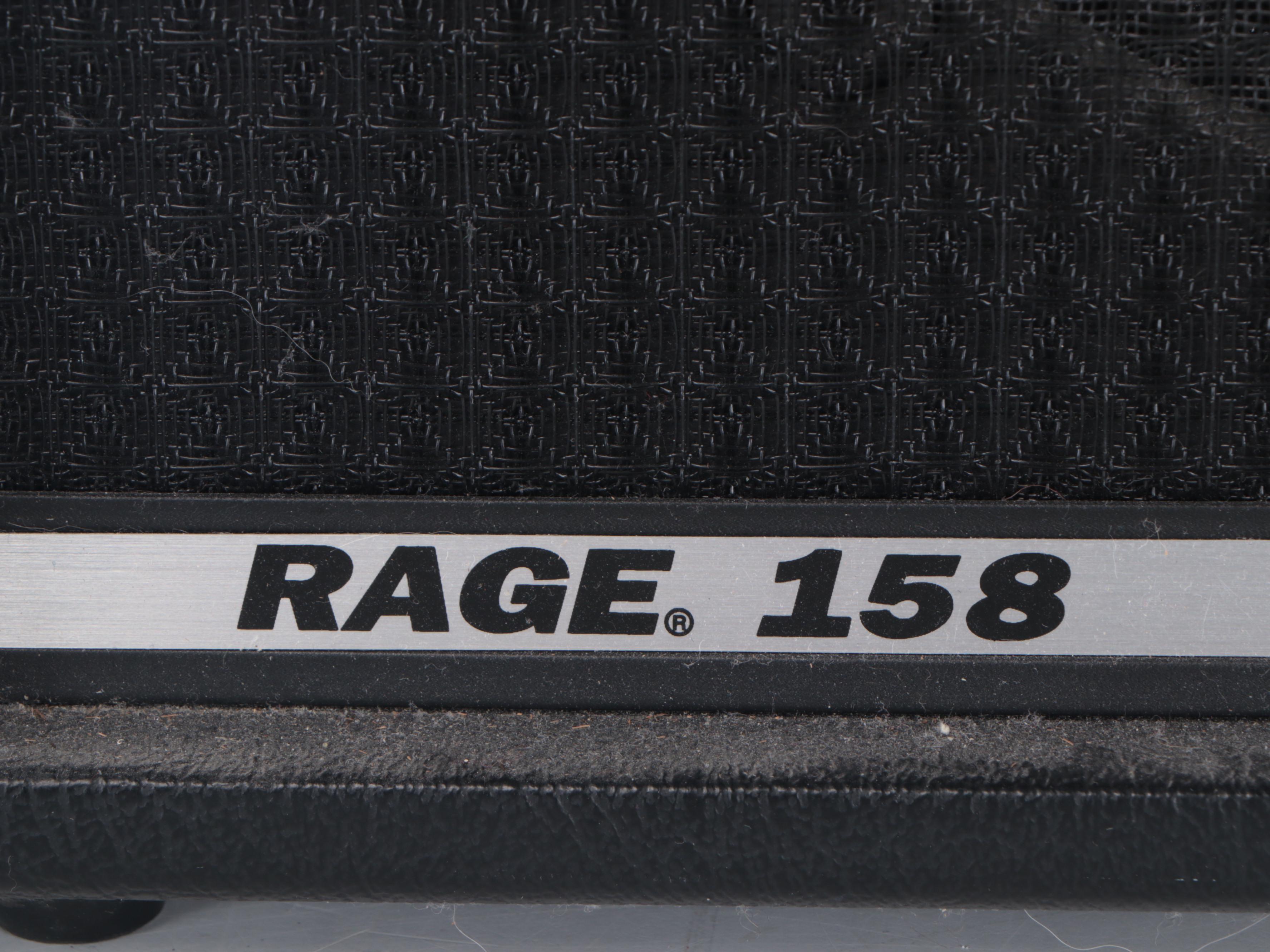 Fender Stratocaster Electric Guitar & Nylon Gig Bag, Peavey Rage 158 Guitar Amp