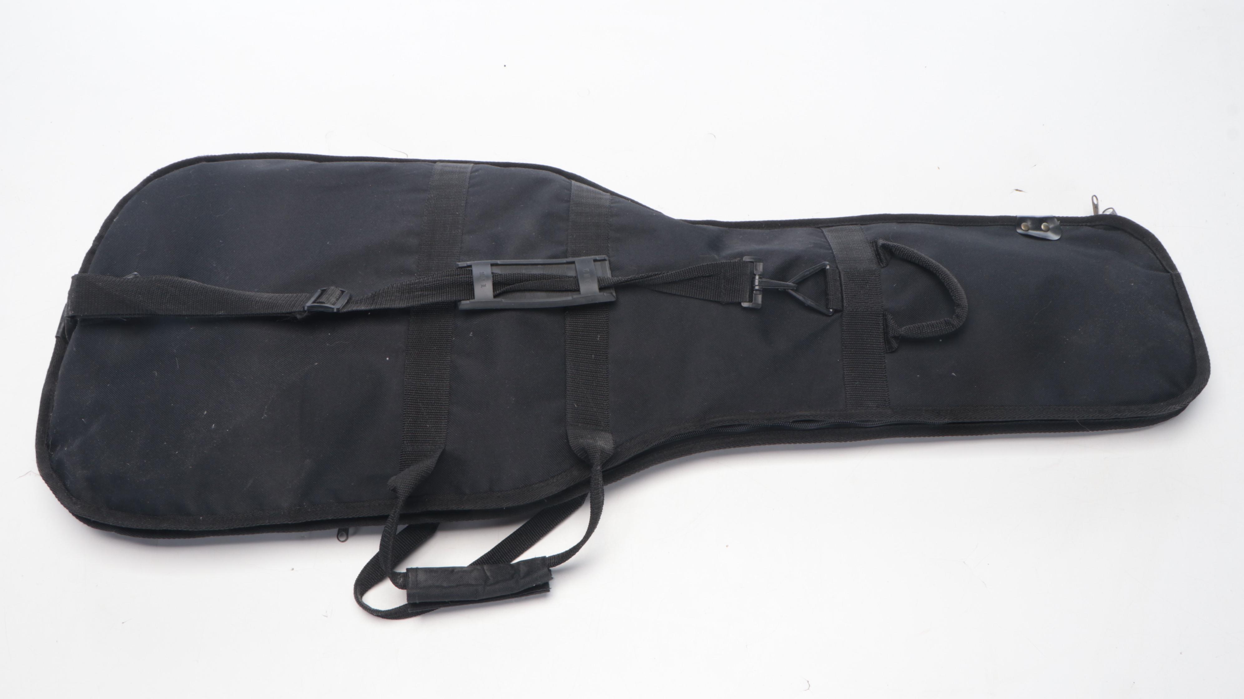 Fender Stratocaster Electric Guitar & Nylon Gig Bag, Peavey Rage 158 Guitar Amp