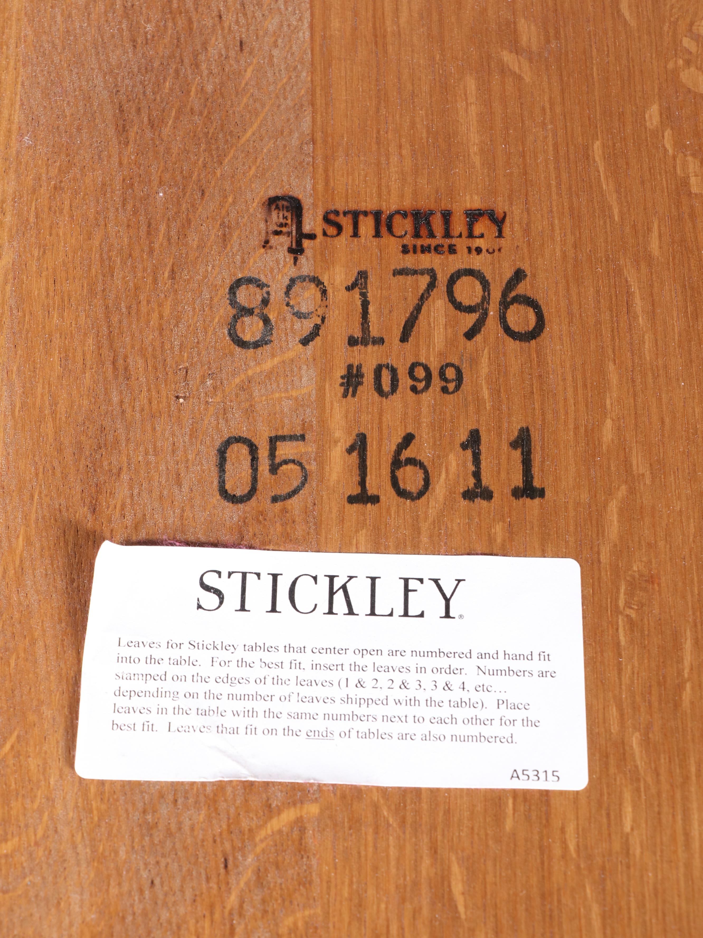 Stickley Arts and Crafts Style Oak Dining Set