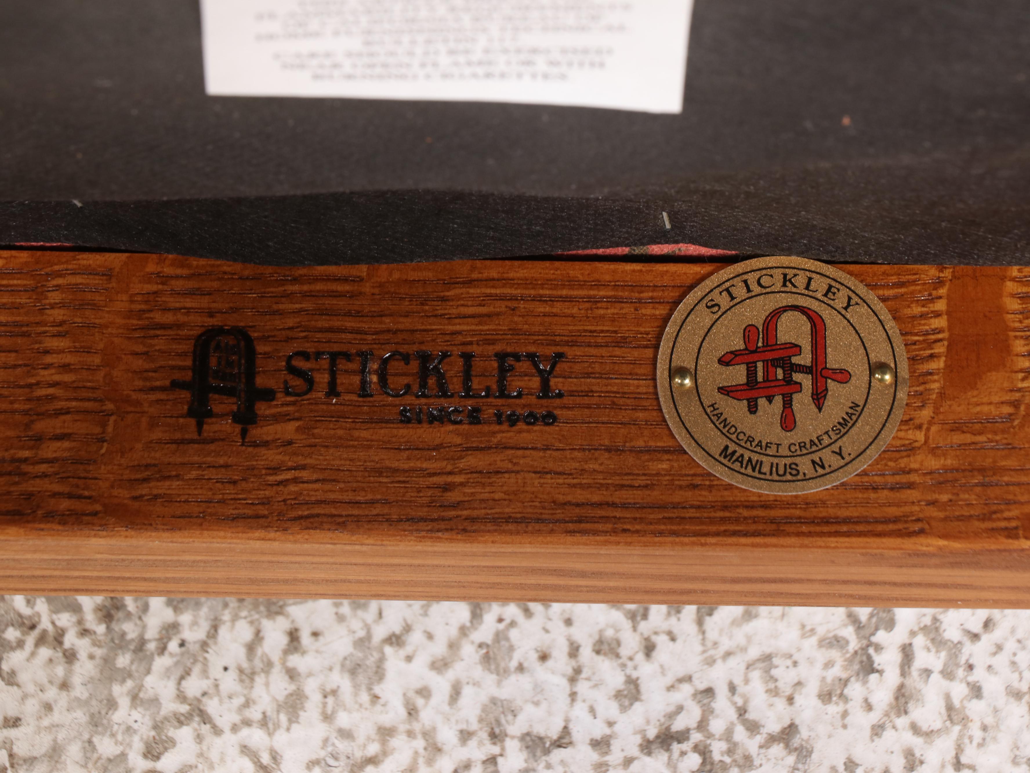 Stickley Arts and Crafts Style Oak Dining Set