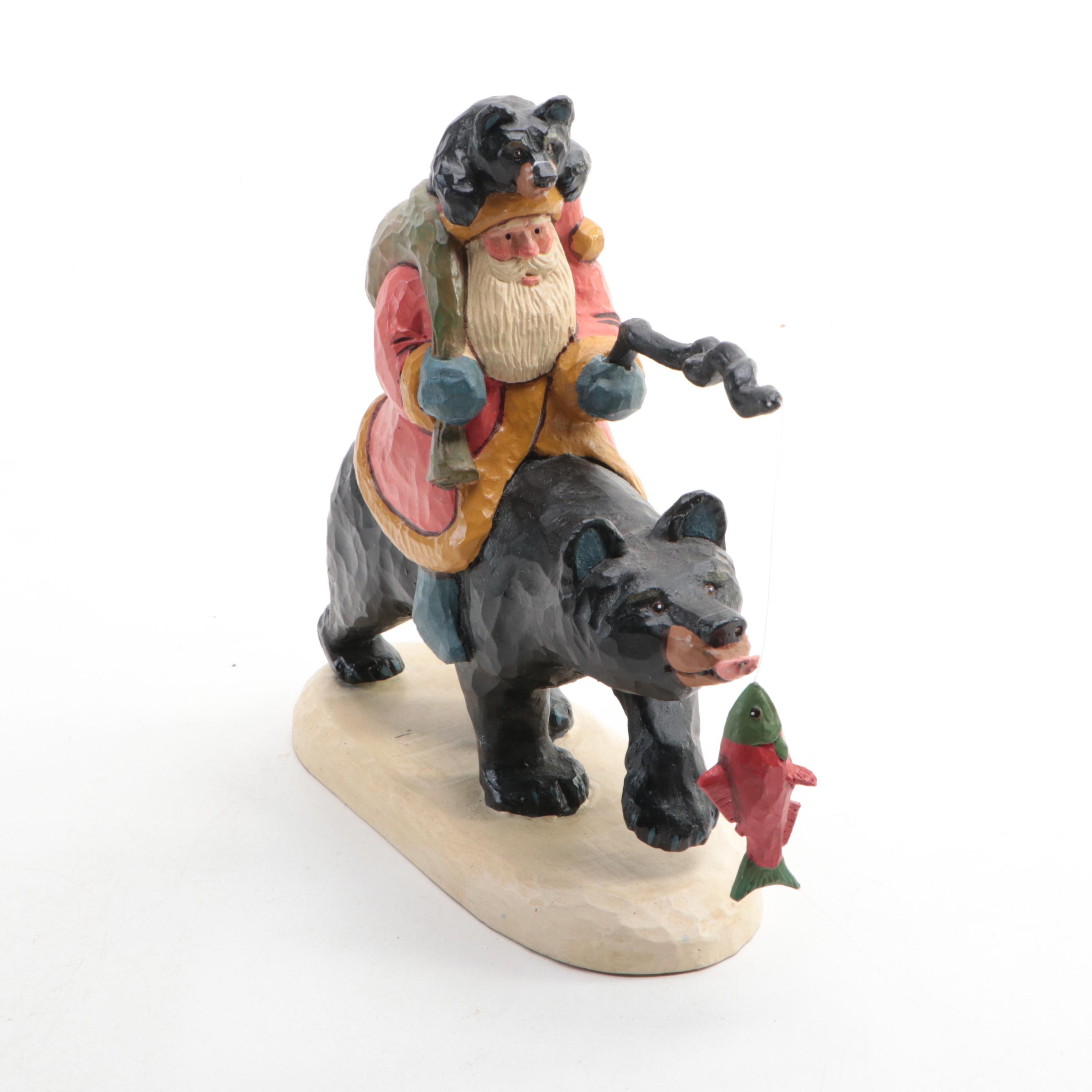 House of Hatten Christmas Figurines with Wall Hanging
