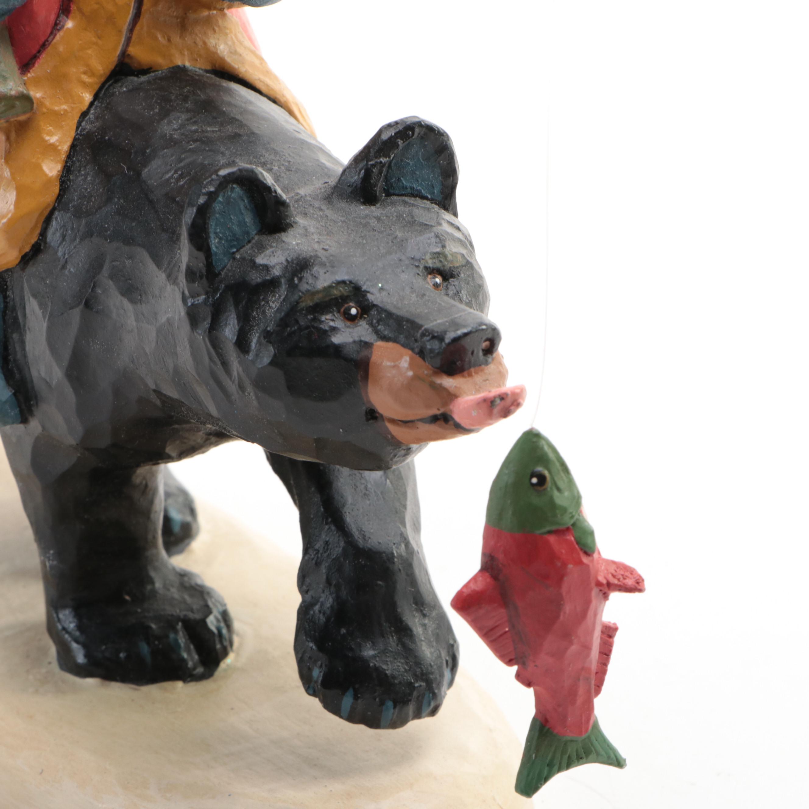 House of Hatten Christmas Figurines with Wall Hanging