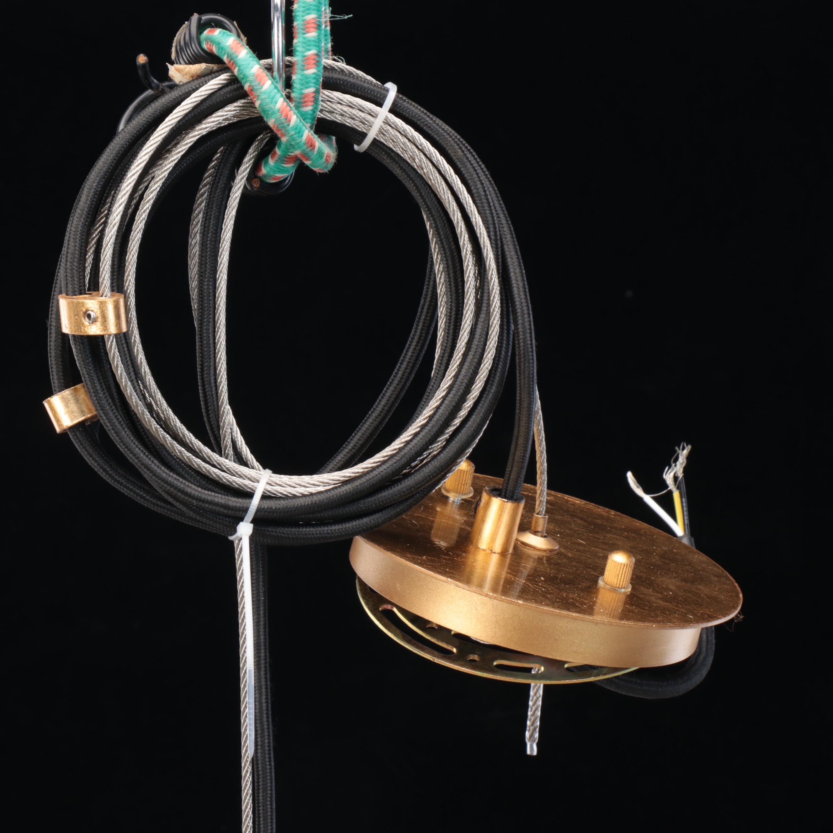 Troy Lighting "Epic" Diamond Cage Pendant Light, 21st Century