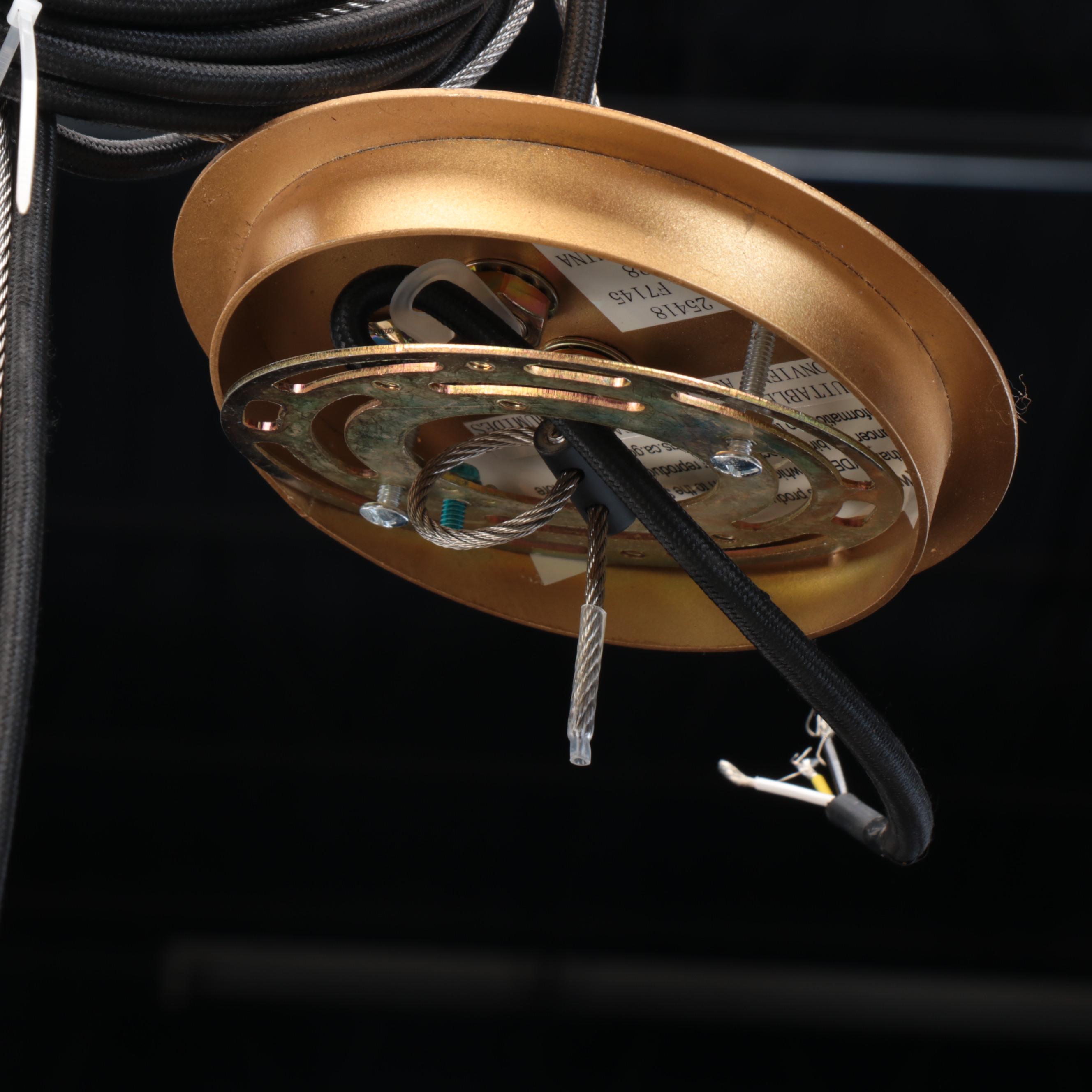 Troy Lighting "Epic" Diamond Cage Pendant Light, 21st Century