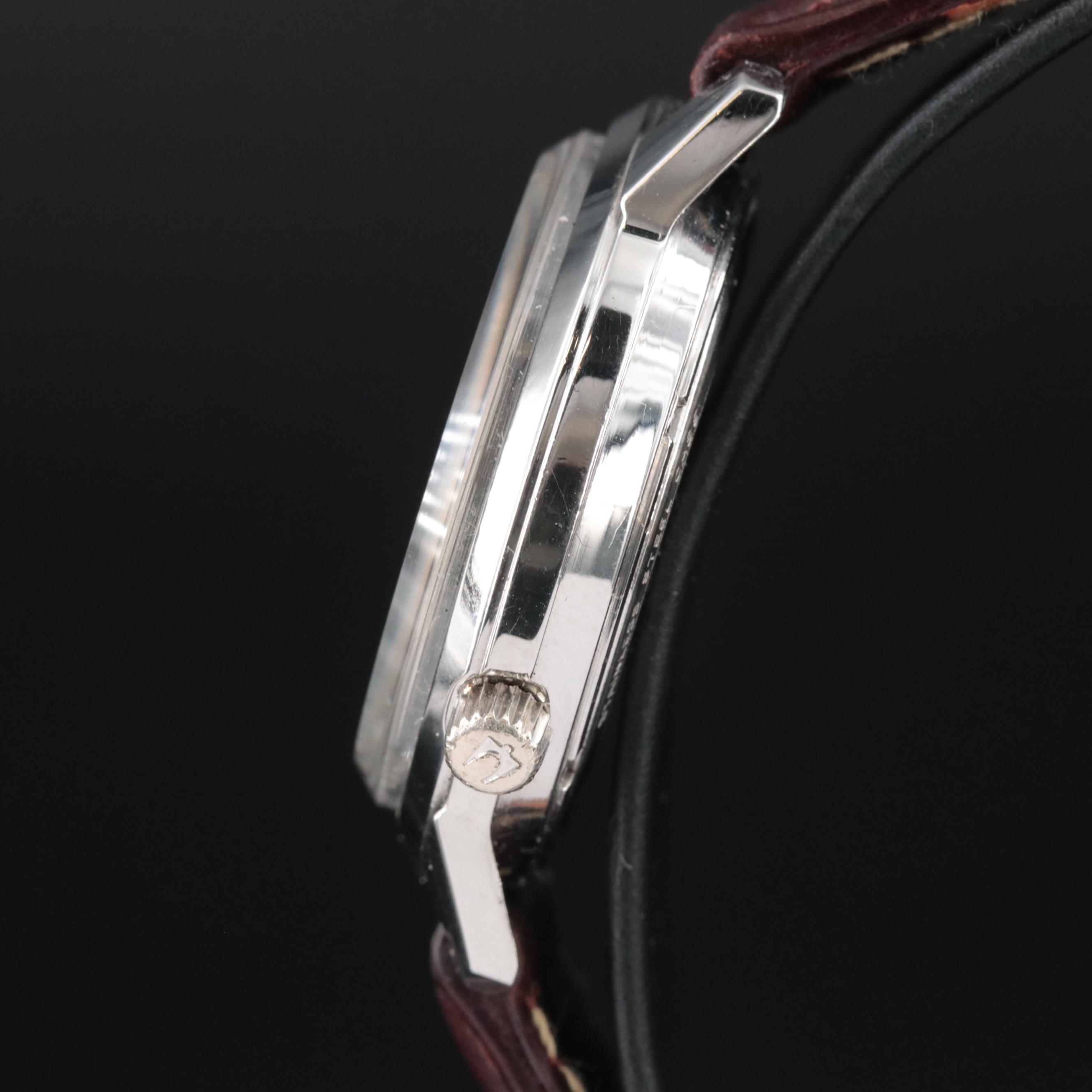 1976 Bulova Accutron Date Stainless Steel Watch