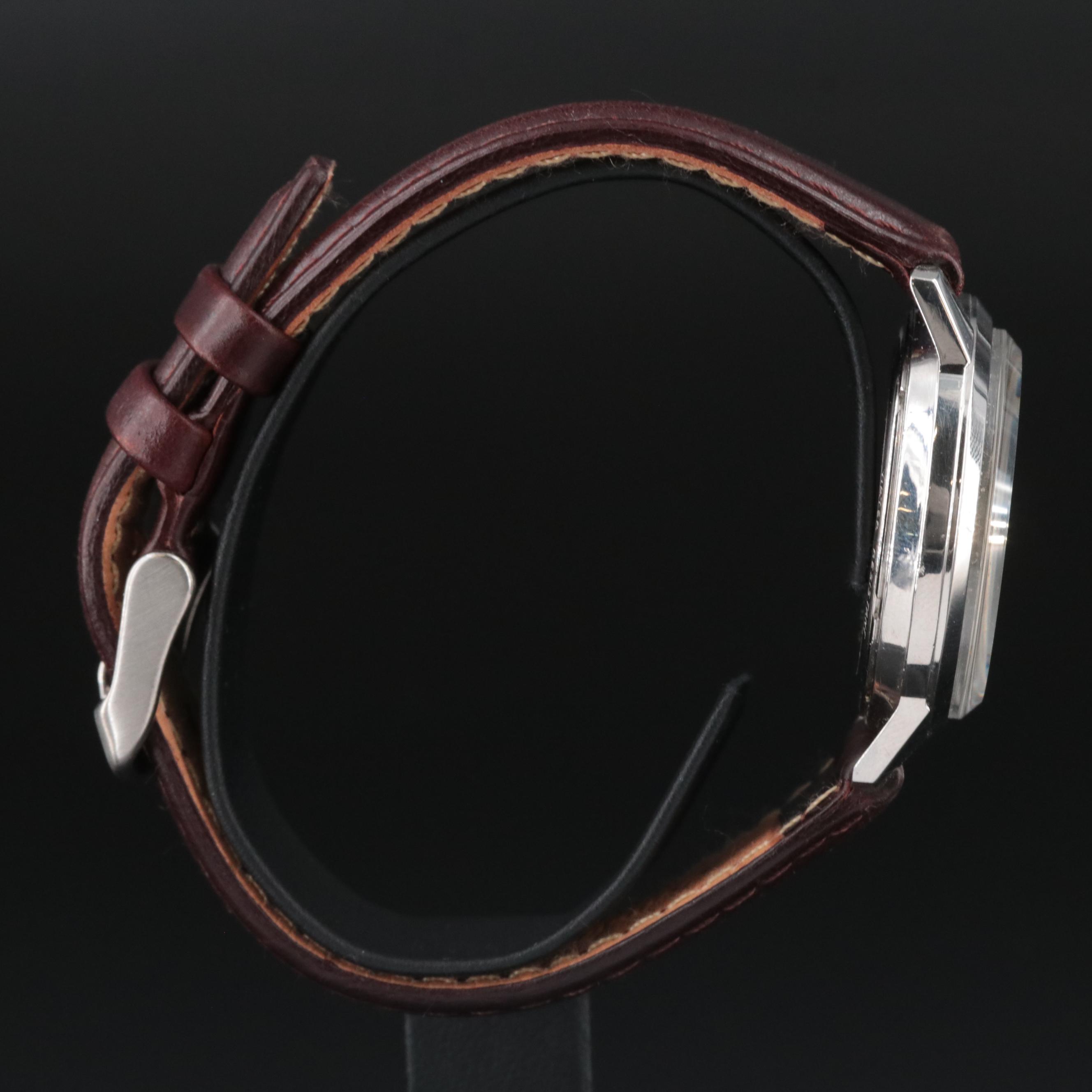 1976 Bulova Accutron Date Stainless Steel Watch