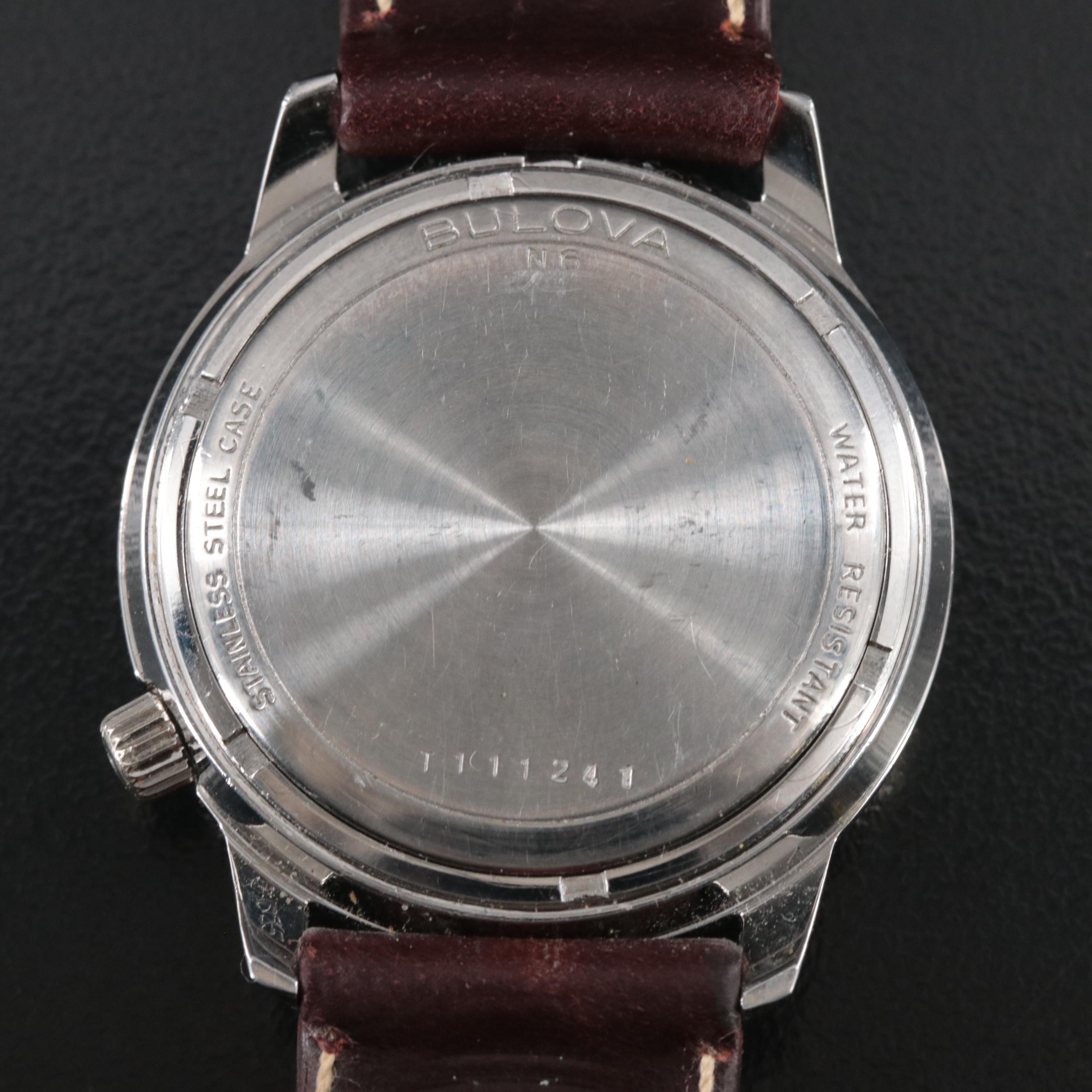 1976 Bulova Accutron Date Stainless Steel Watch