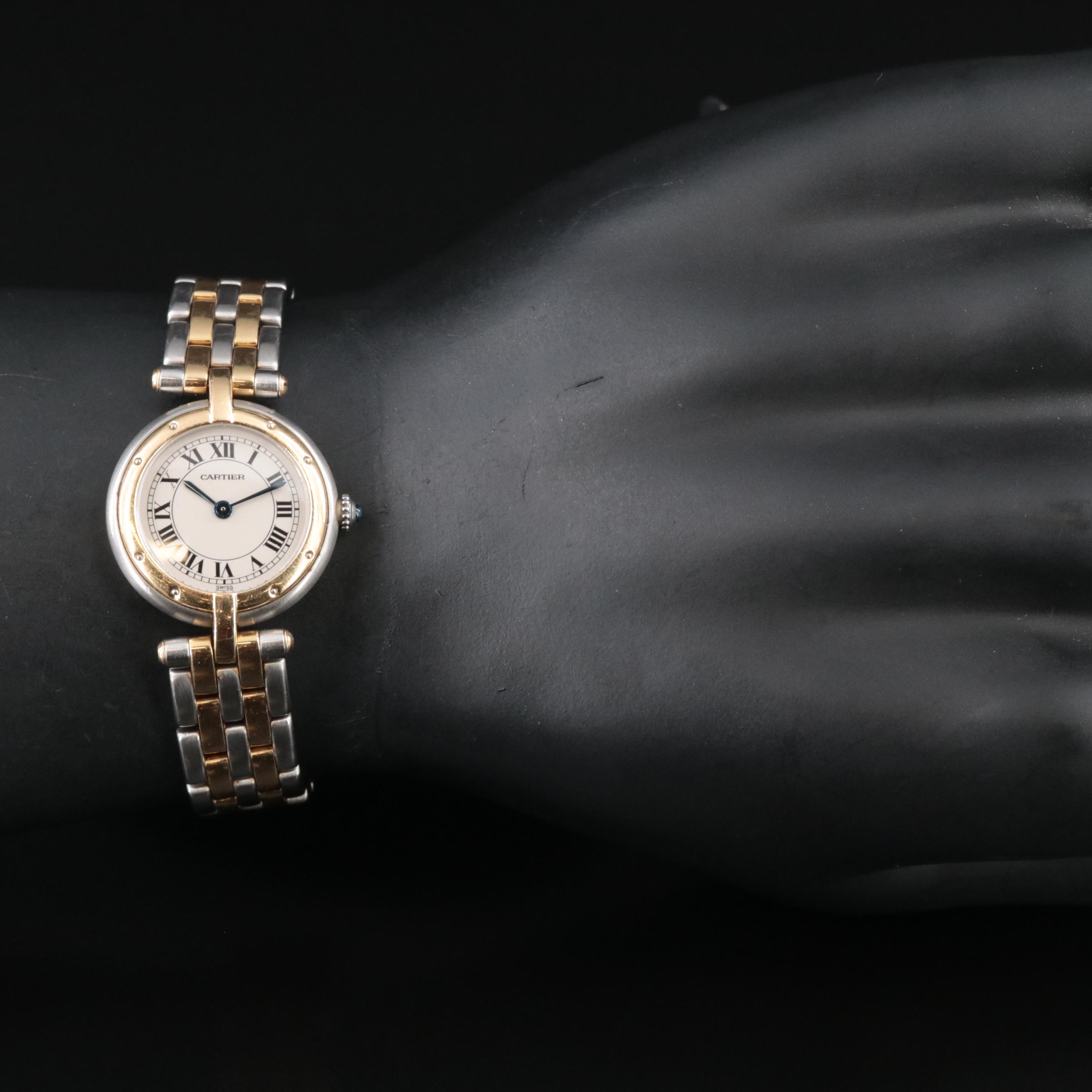 Cartier Panthère Vendome 18K and Stainless Steel Watch