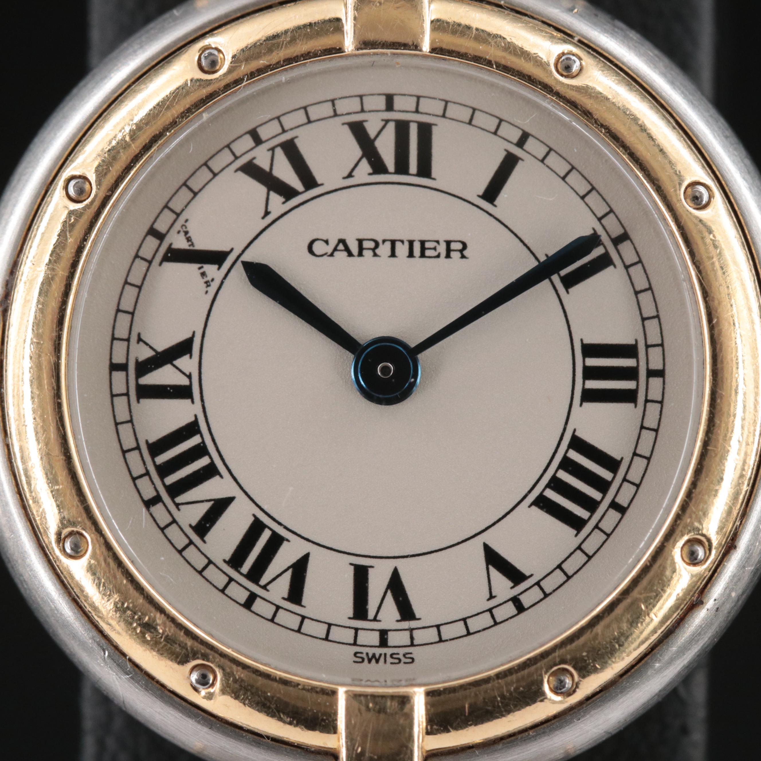 Cartier Panthère Vendome 18K and Stainless Steel Watch