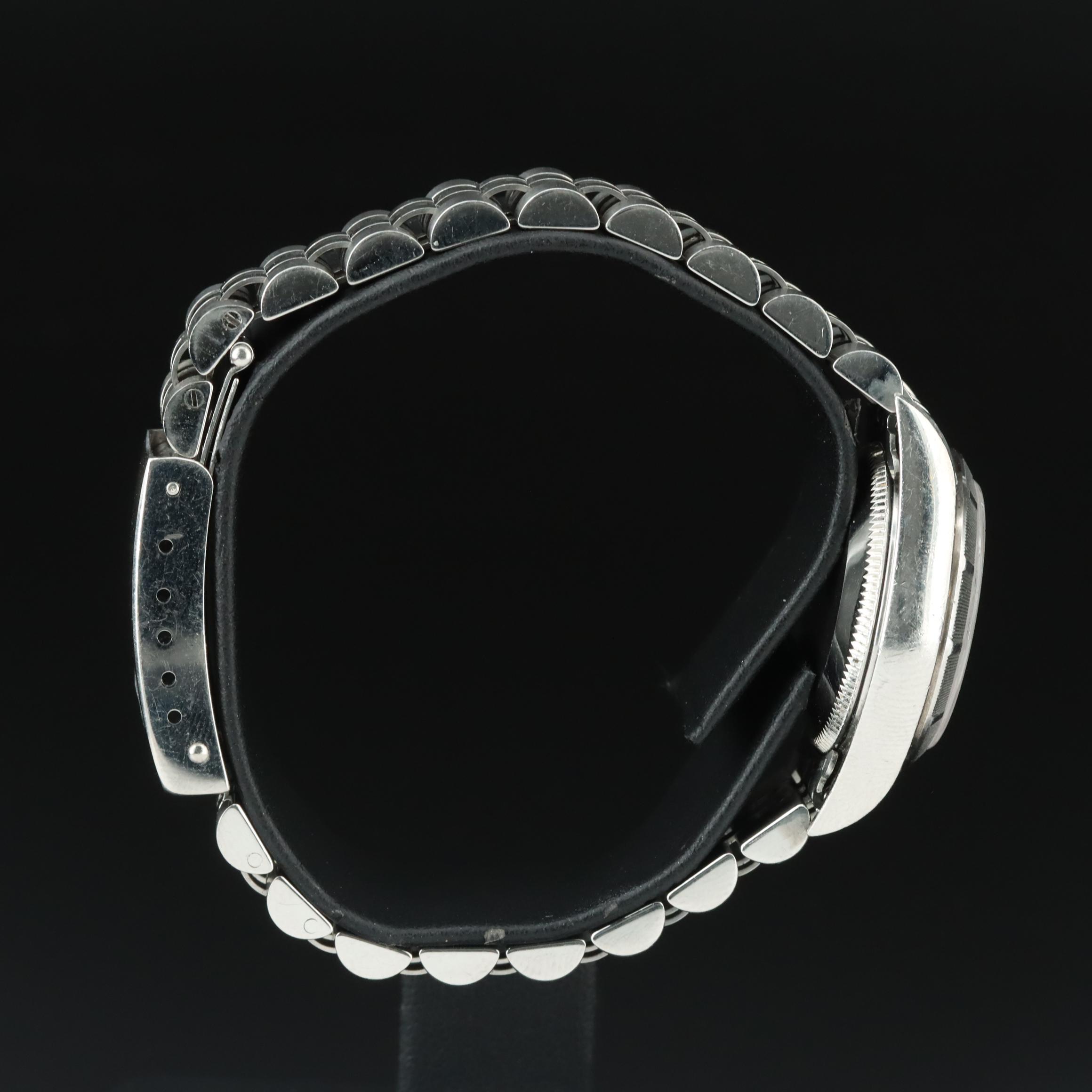 2000 Rolex Oyster Perpetual Engine Turned Bezel Watch