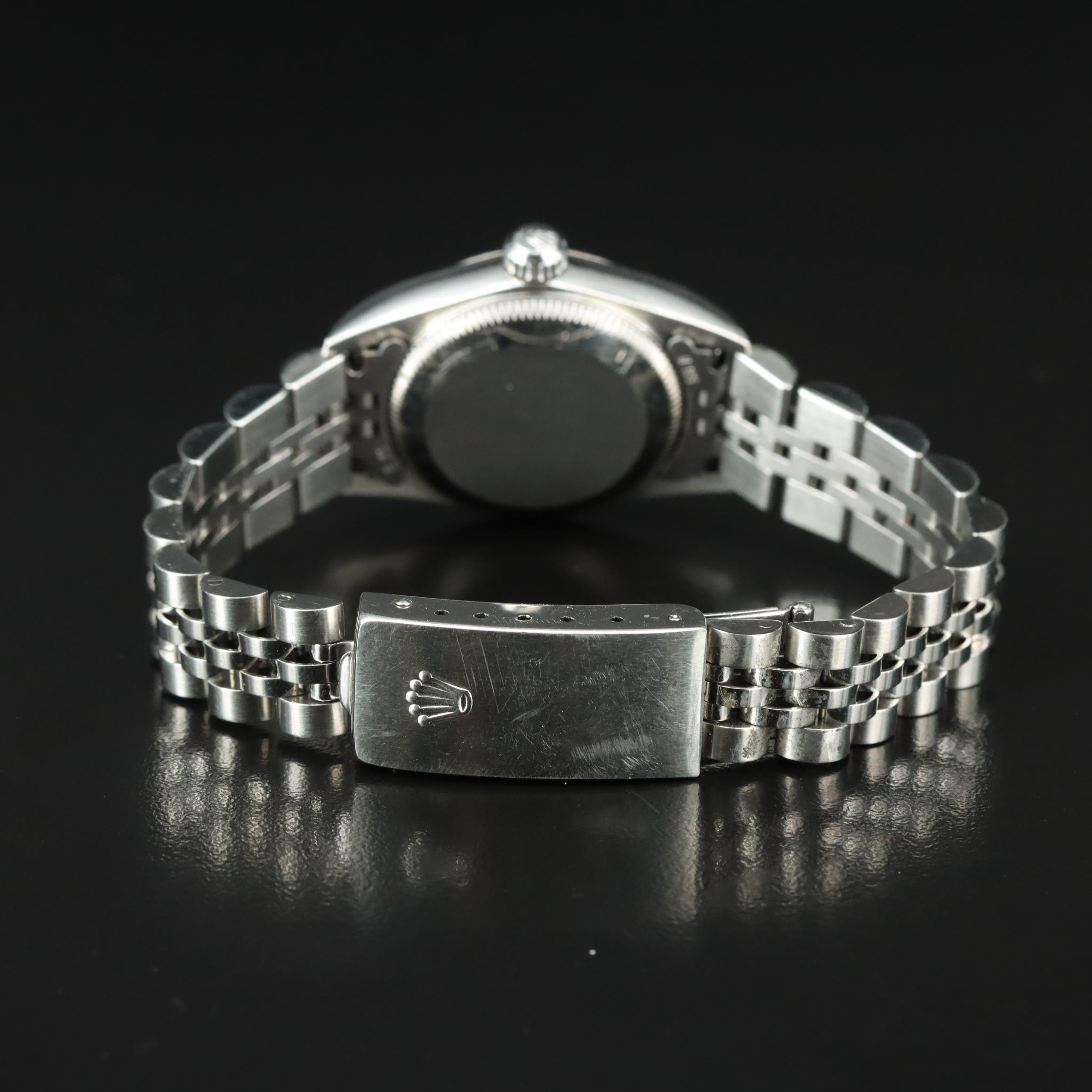 2000 Rolex Oyster Perpetual Engine Turned Bezel Watch