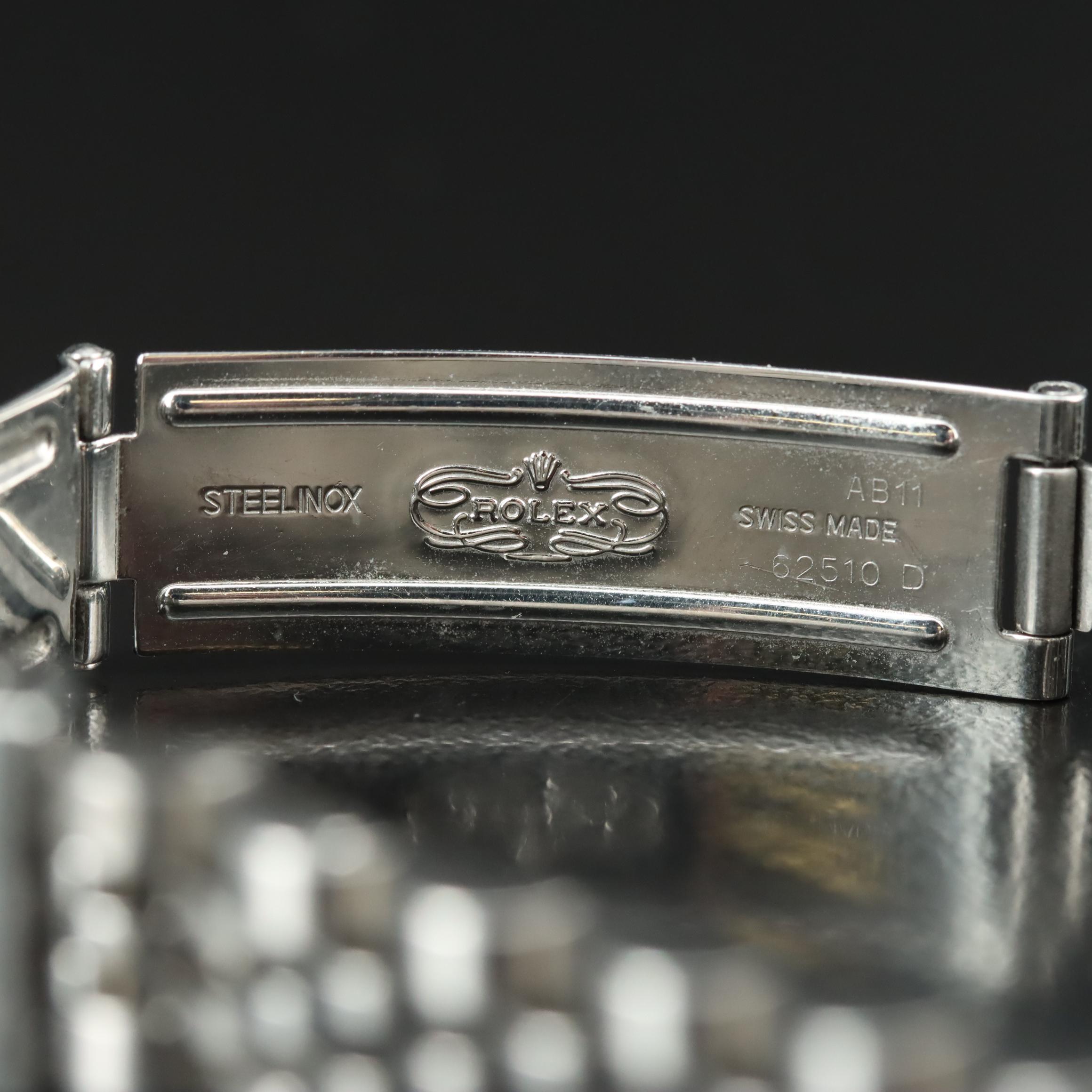 2000 Rolex Oyster Perpetual Engine Turned Bezel Watch