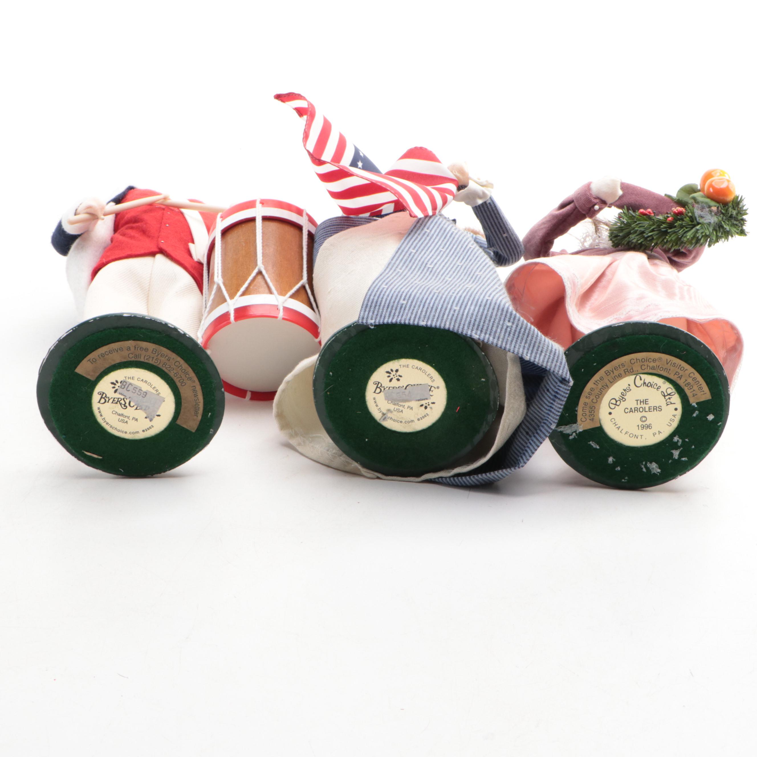 Byers' Choice "Betsy Ross," "Colonial Drummer" and More Caroler Figurines