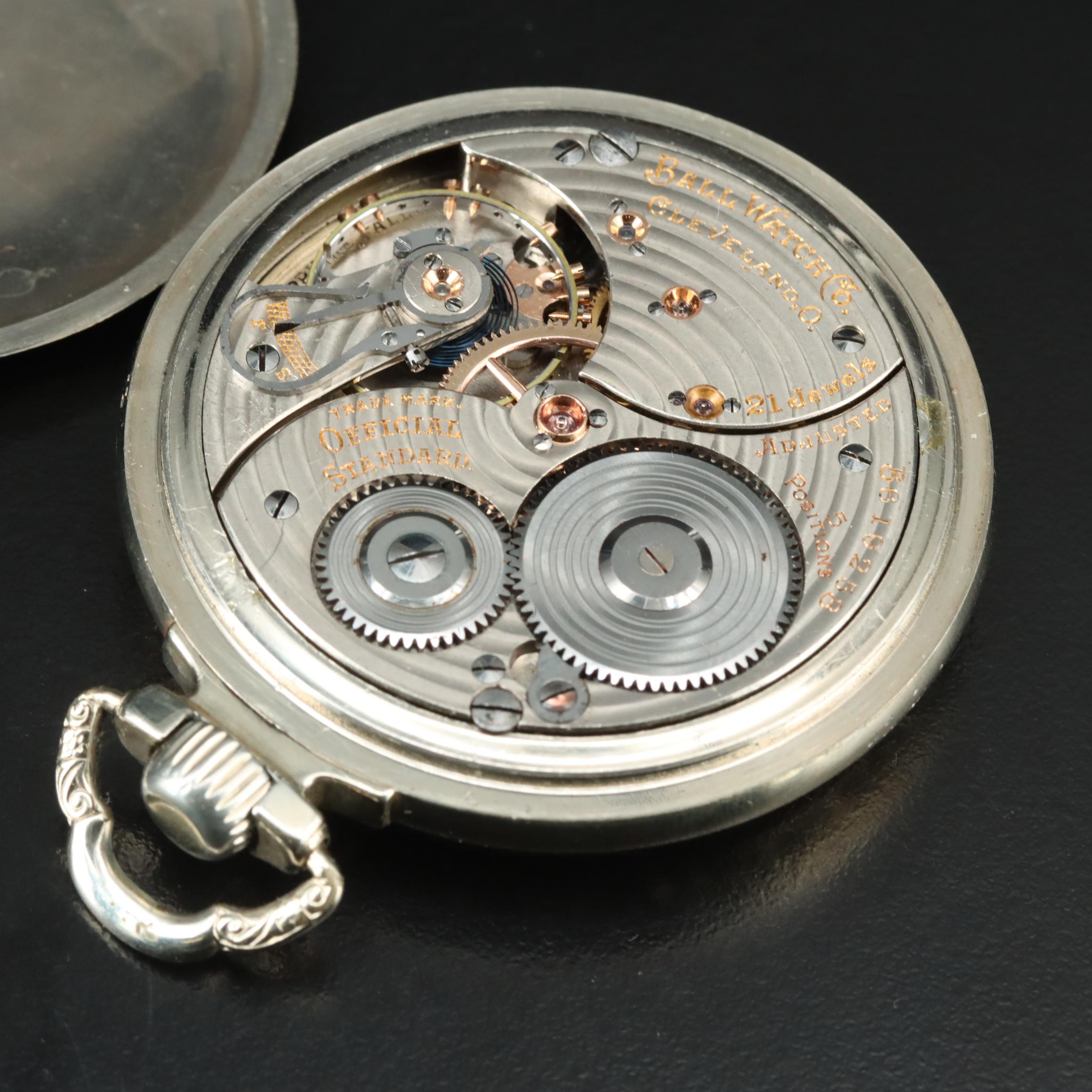 Ball Official Standard Railroad Grade Pocket Watch