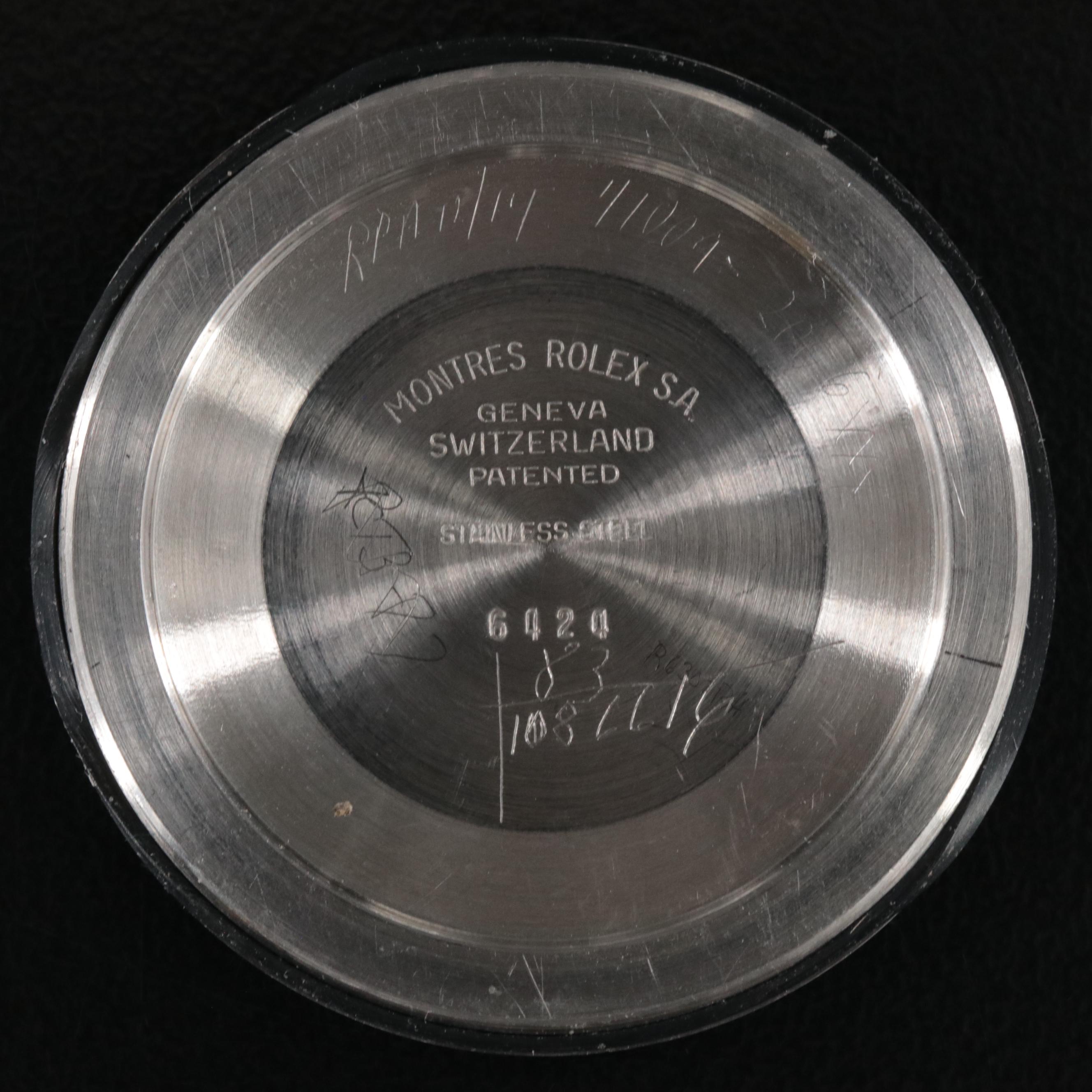 1958 Rolex Oyster Stainless Steel Watch