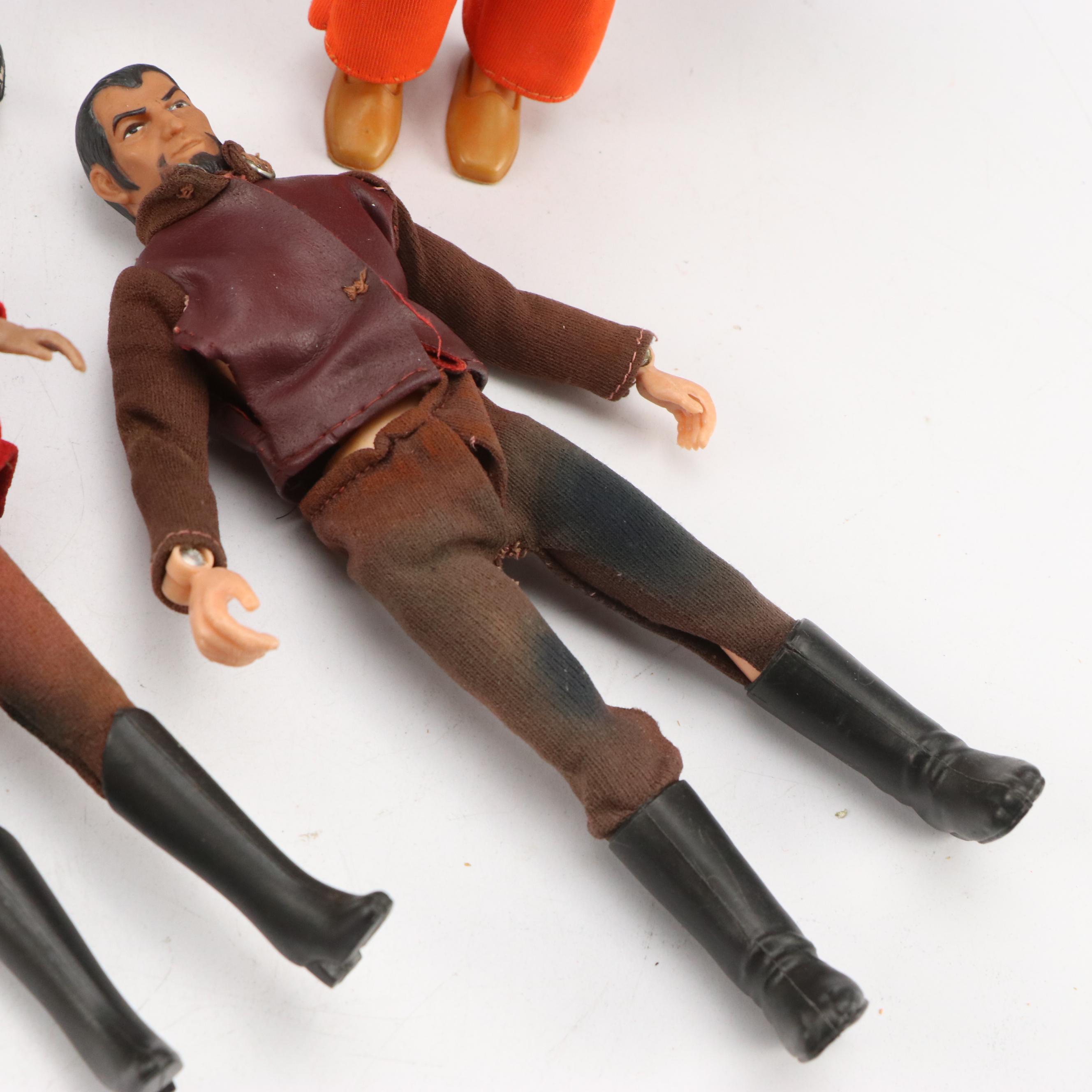 Star Trek Action Figures by Mego with Captain Lazer and Colonial Warrior Toys
