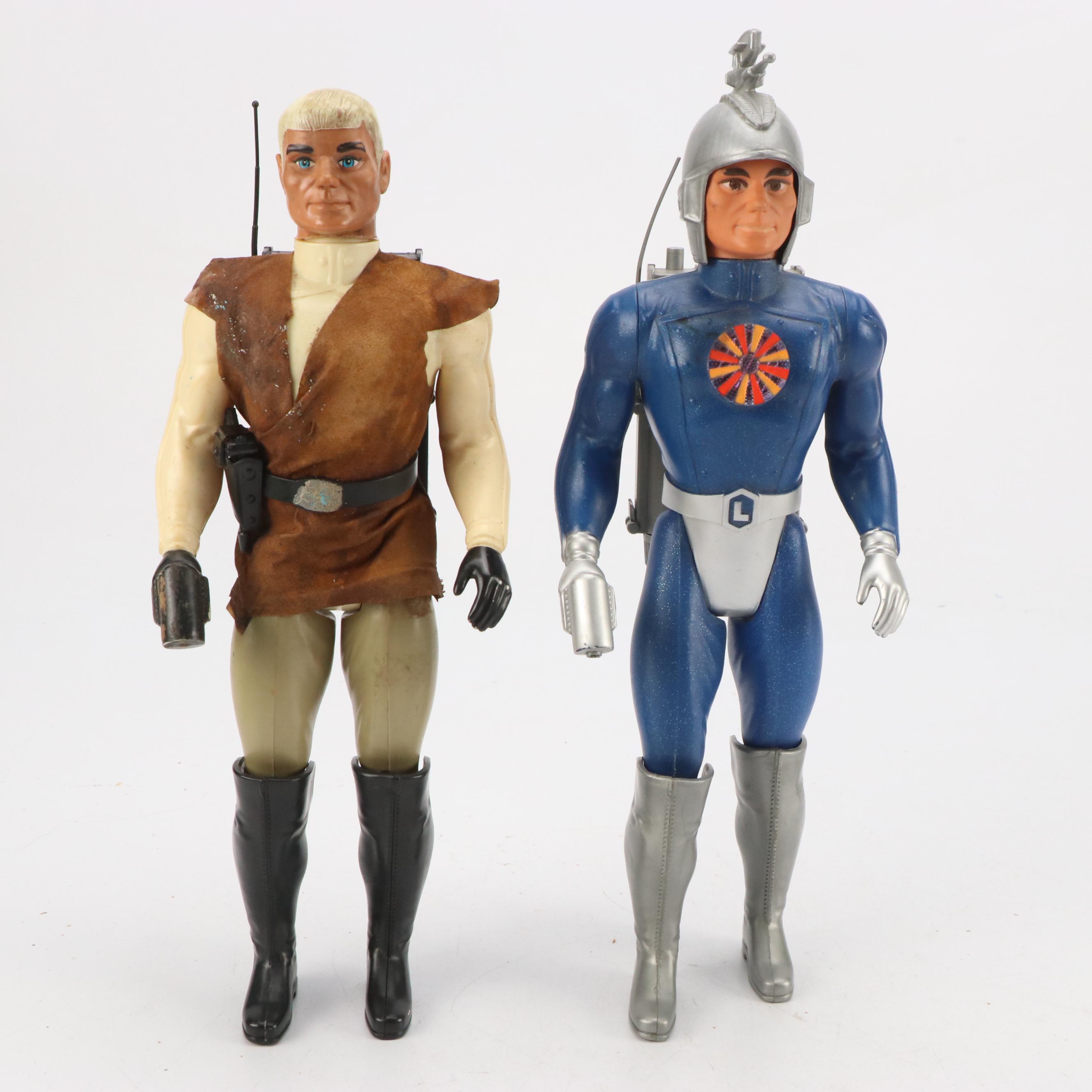 Star Trek Action Figures by Mego with Captain Lazer and Colonial Warrior Toys