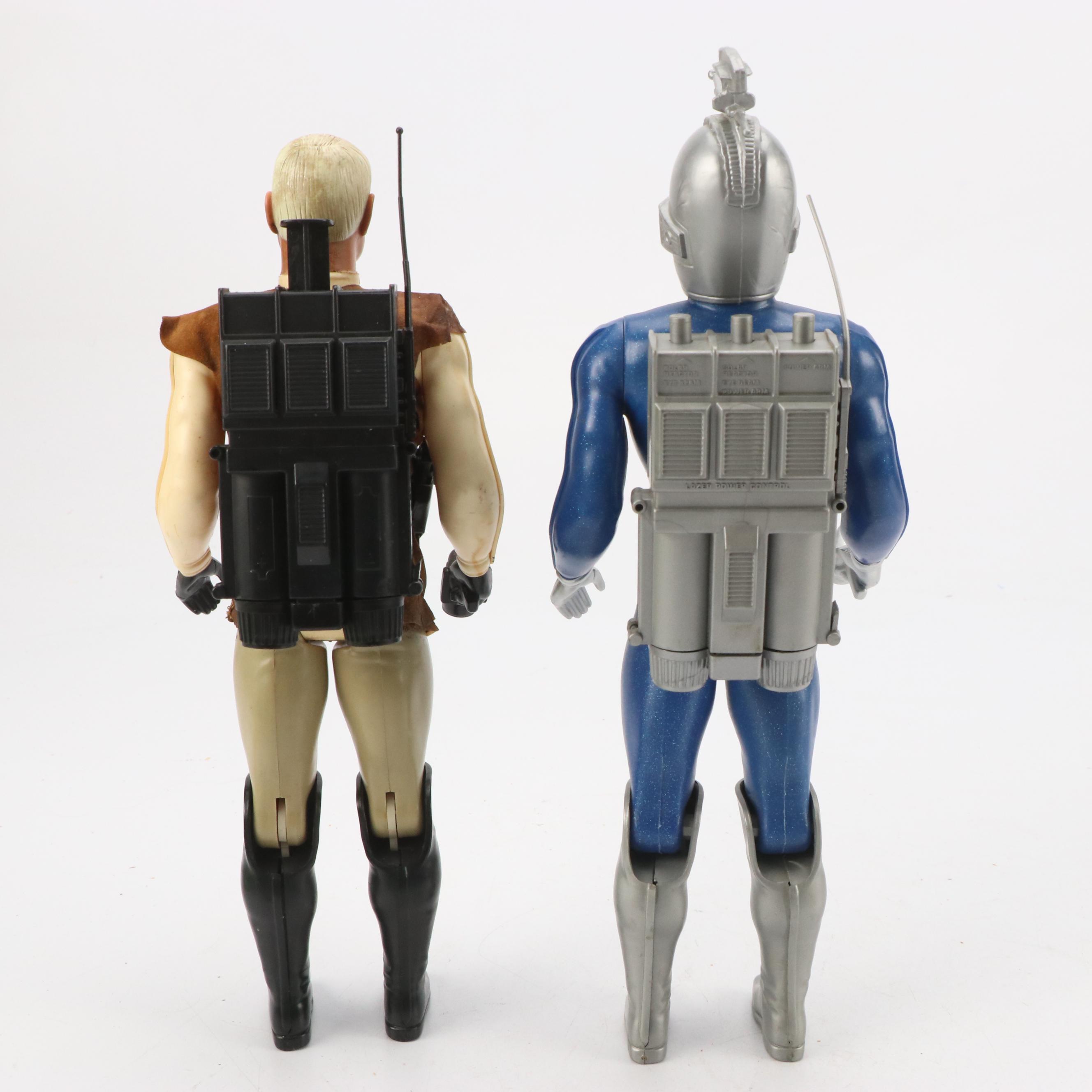 Star Trek Action Figures by Mego with Captain Lazer and Colonial Warrior Toys