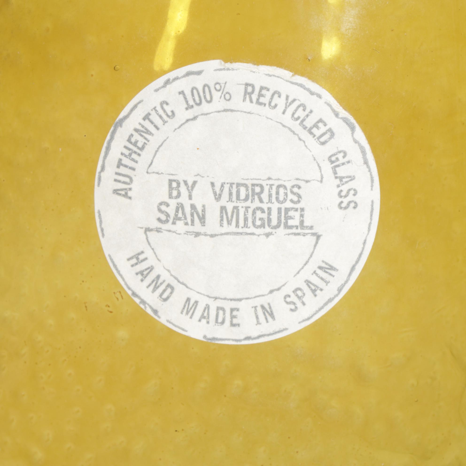 Large Recycled Glass Vase Handmade in Spain