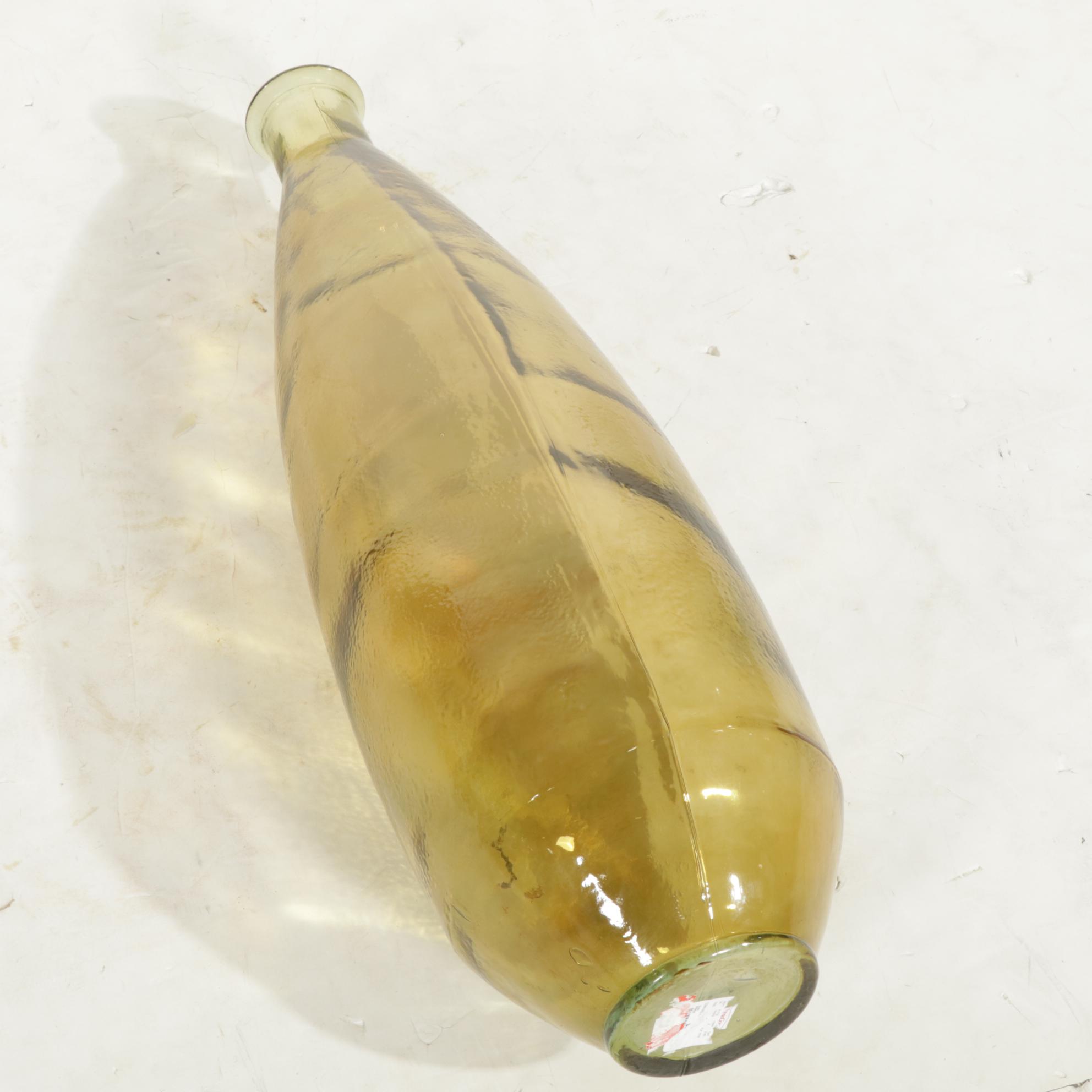 Large Recycled Glass Vase Handmade in Spain