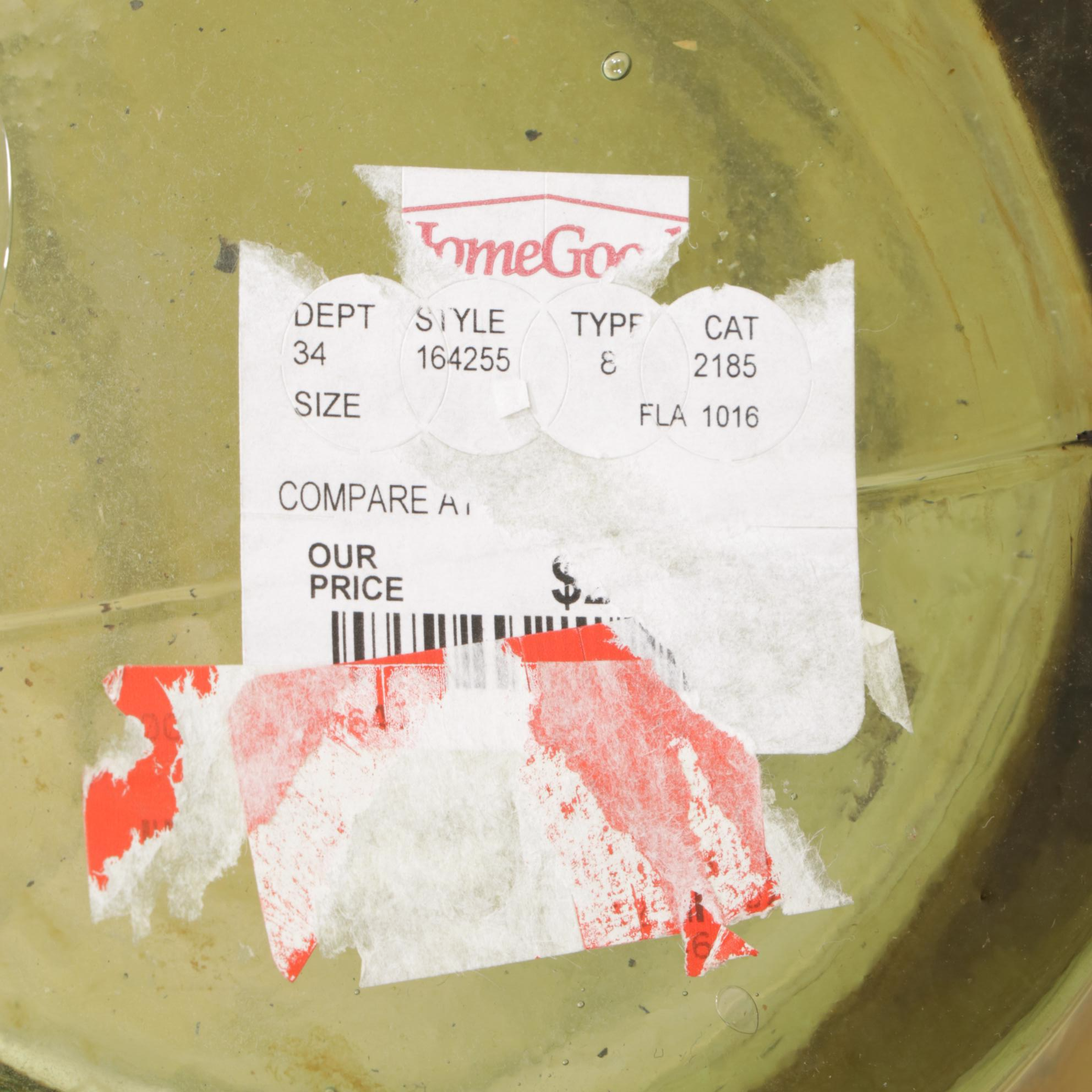 Large Recycled Glass Vase Handmade in Spain