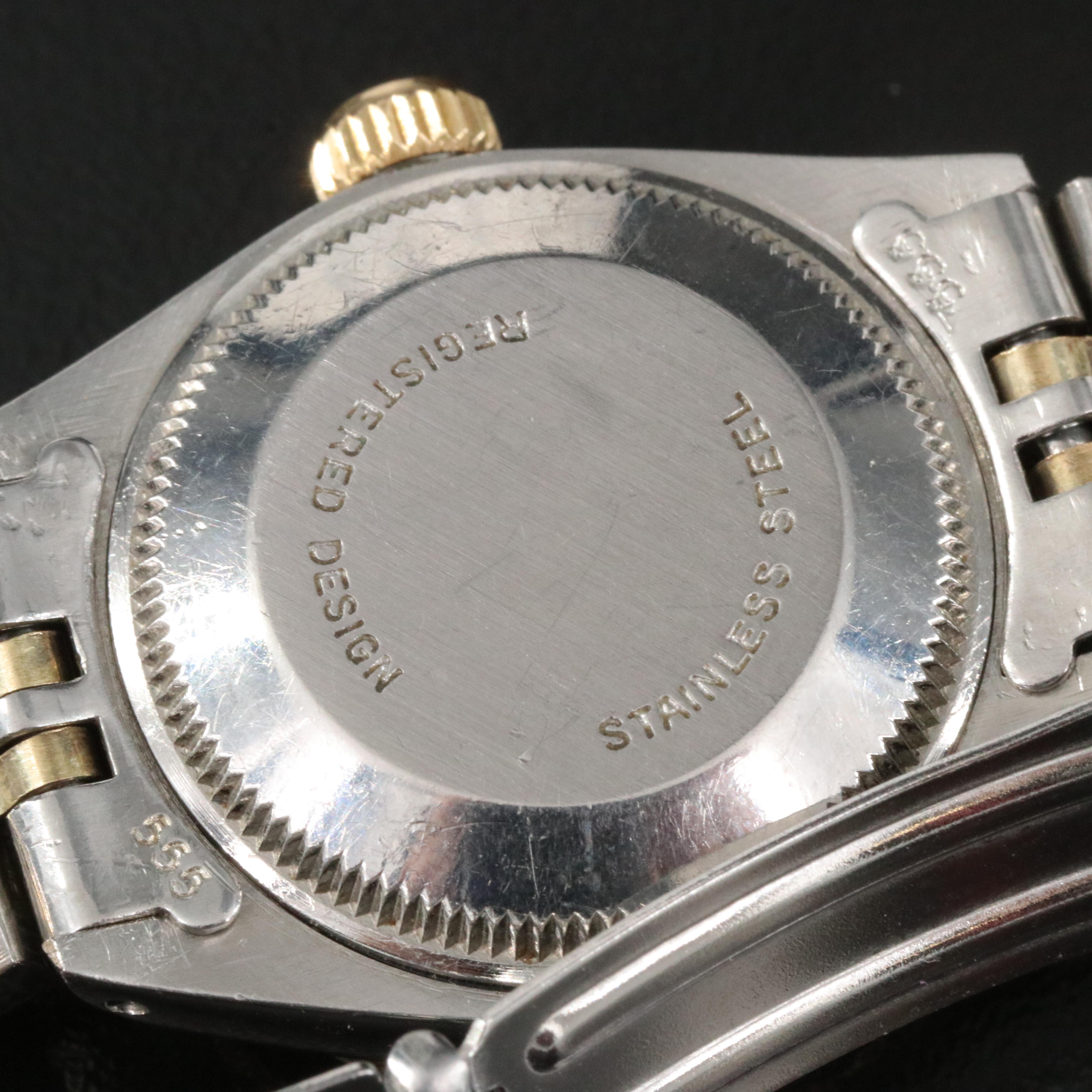 Rolex Datejust 6917 Custom Diamond Set Bezel Automatic Watch