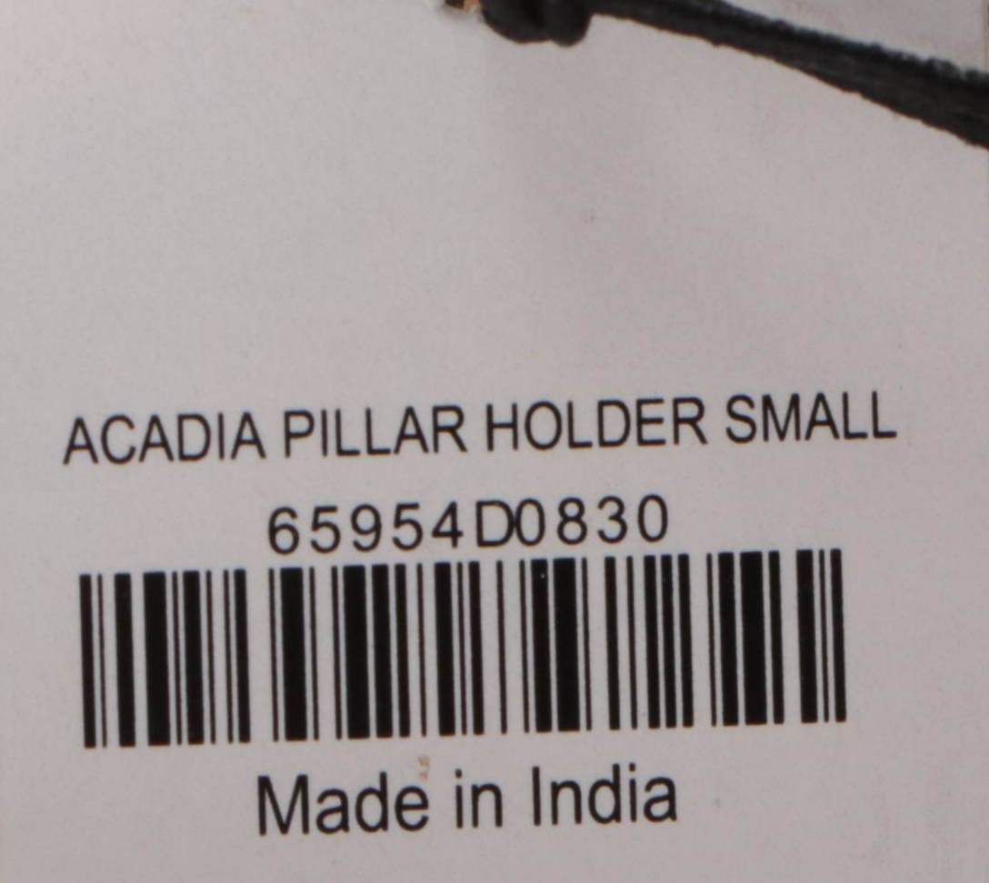 Arhaus "Acadia" Textured Brass Pillar Candle Holders and Candlesticks