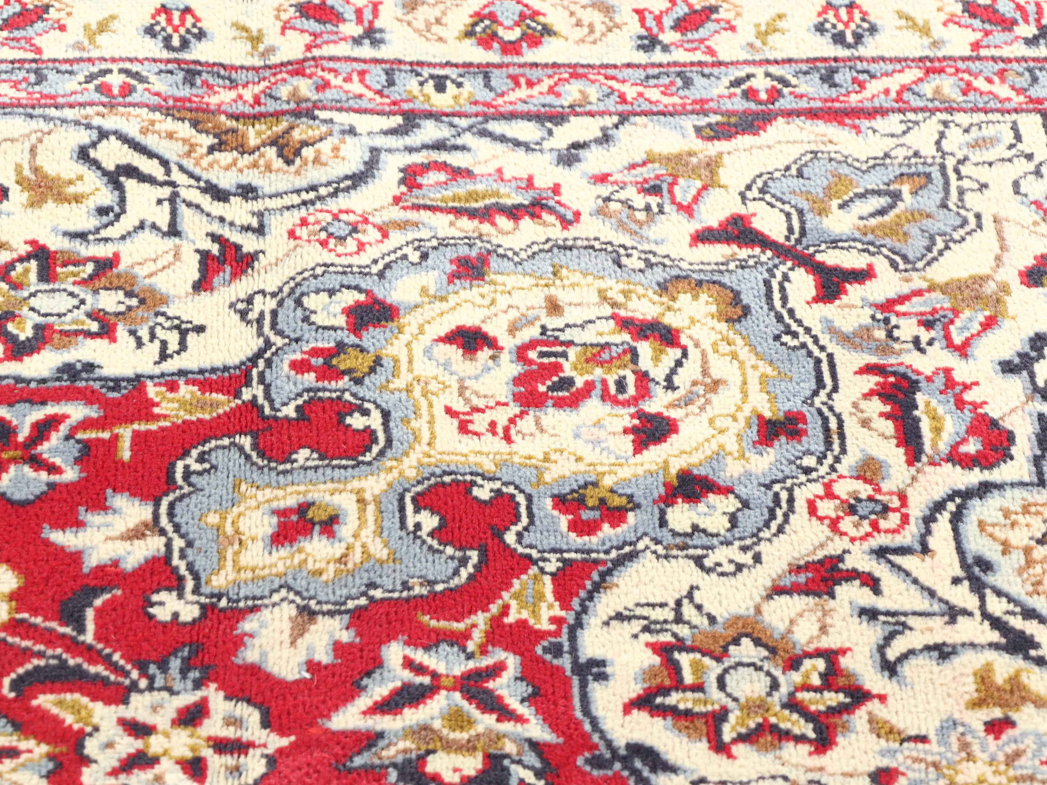 9'3 x 12'6 Hand-Knotted Persian Mashhad Room-Sized Rug