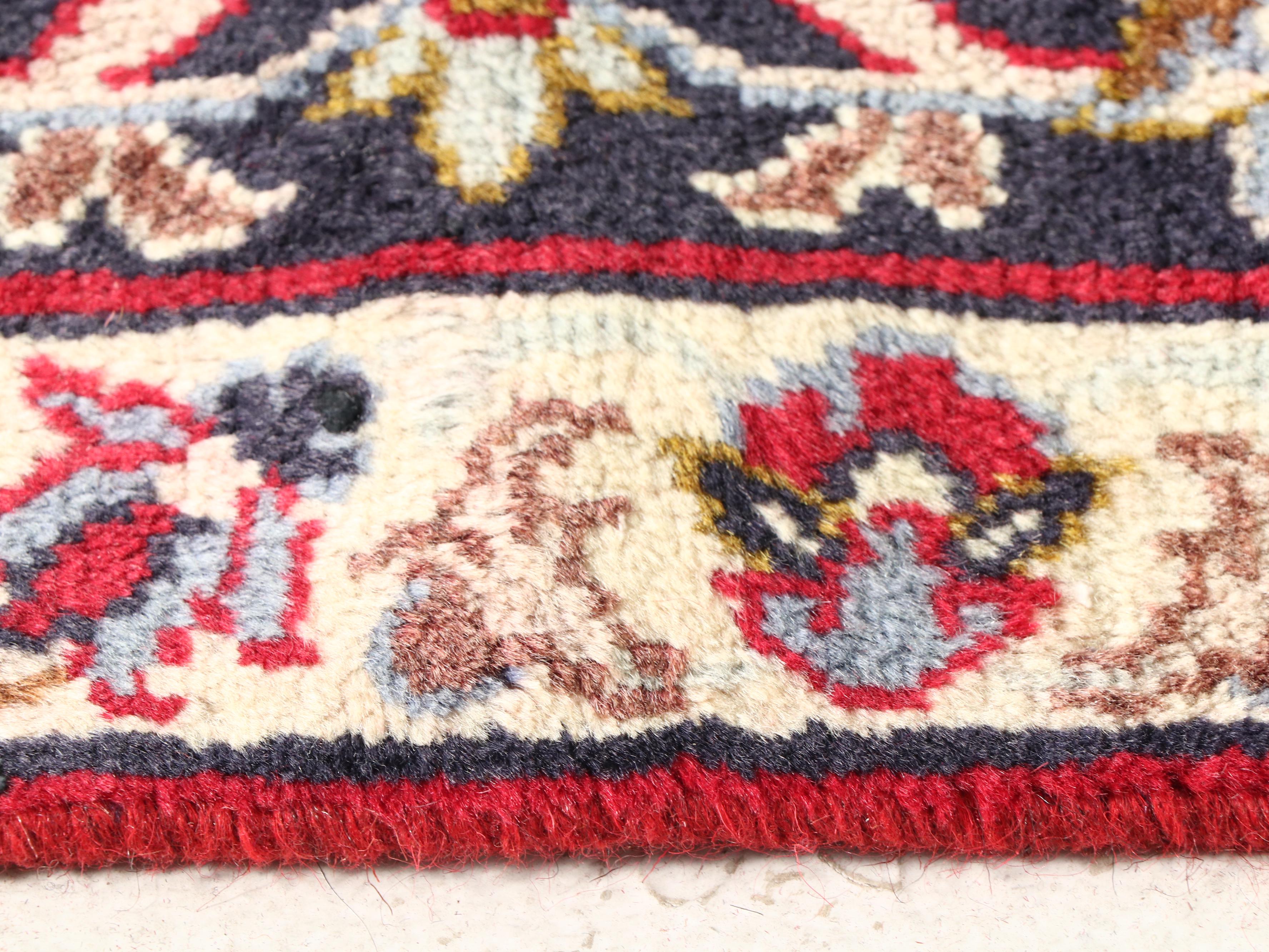 9'3 x 12'6 Hand-Knotted Persian Mashhad Room-Sized Rug