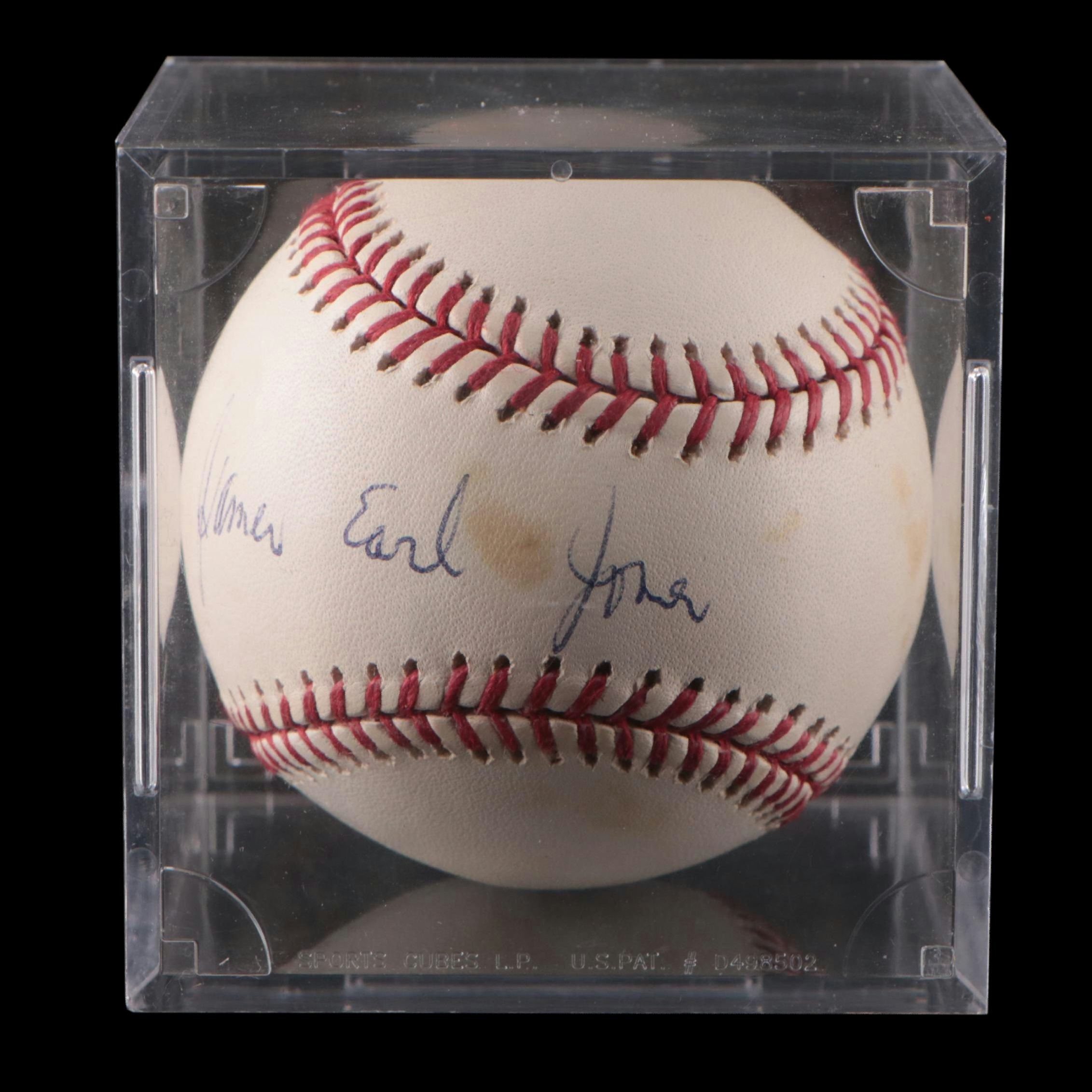 James Earl Jones Signed Rawlings Official Major League Baseball, JSA