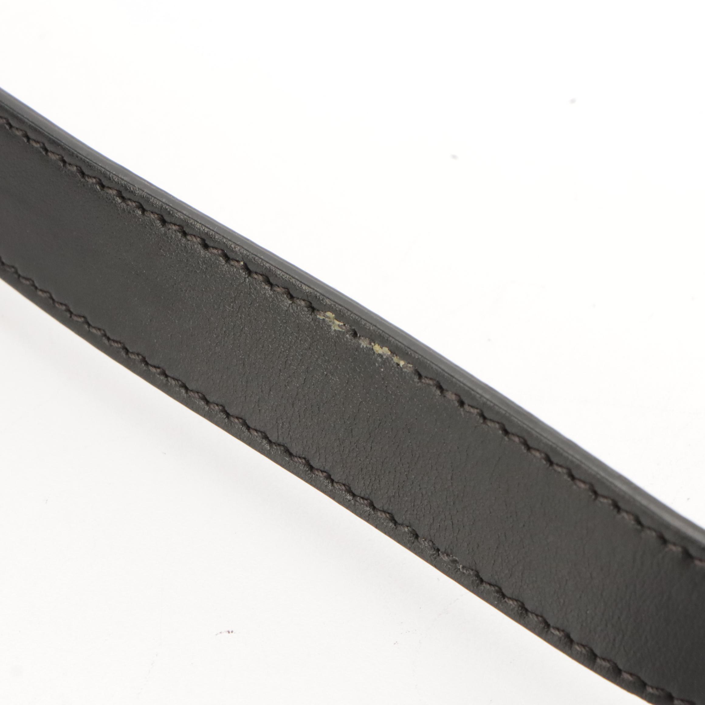 Givenchy Black Leather Infinity Saddle Crossbody Bag with Silver-Tone Chain Trim