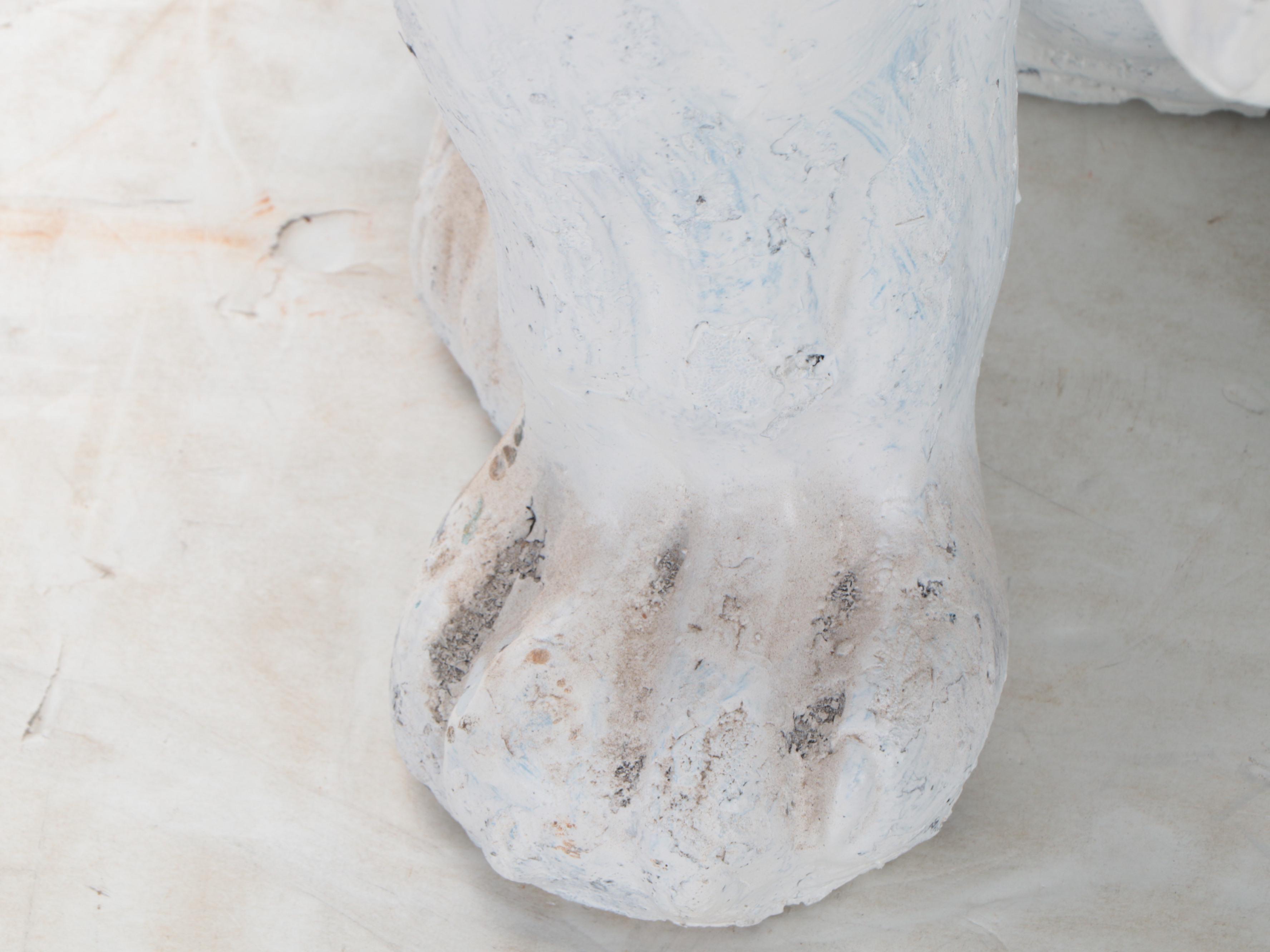 Seated Lion Garden Statue