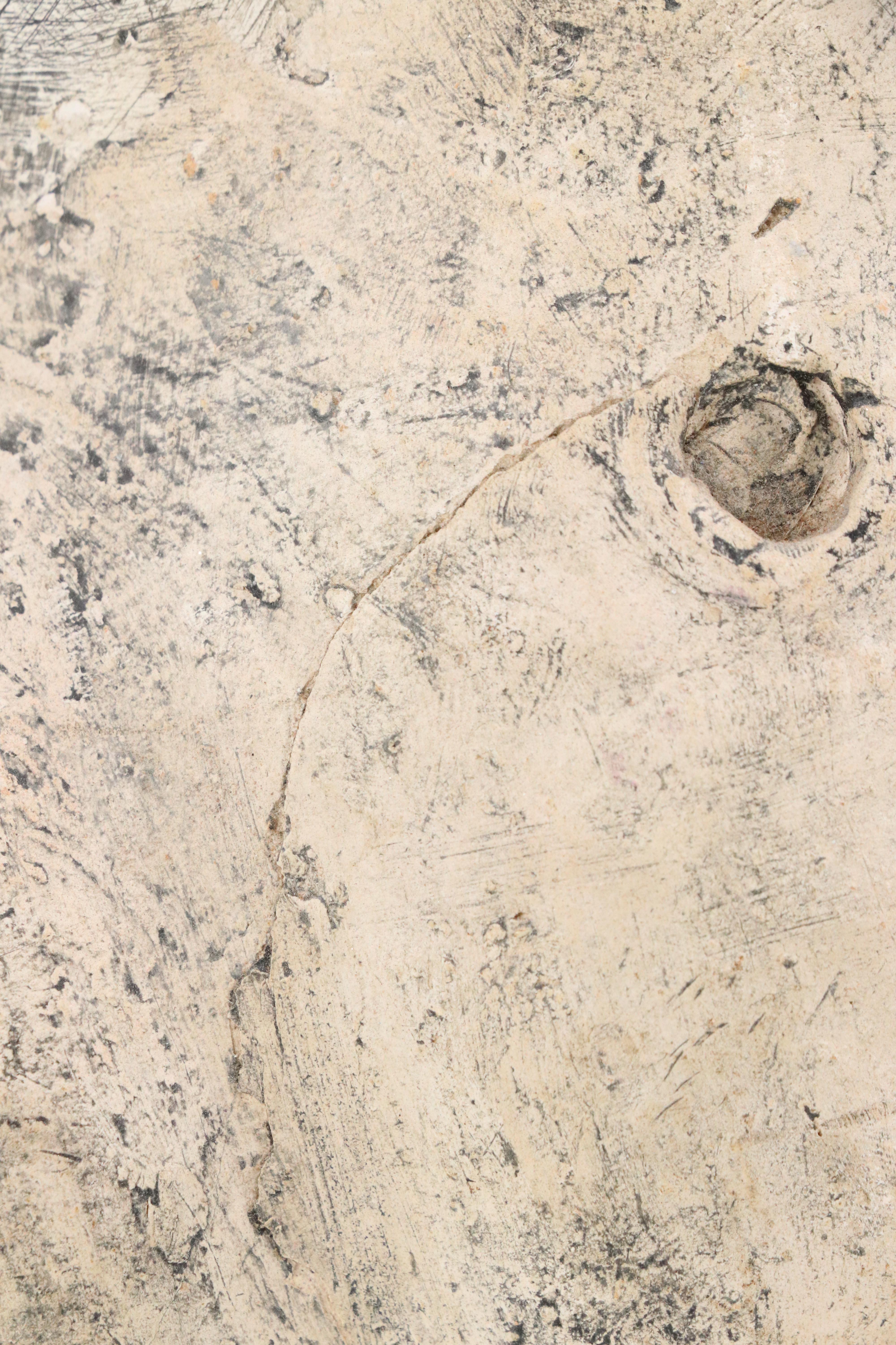 Ceramic Sculpture of Nude Woman's Torso